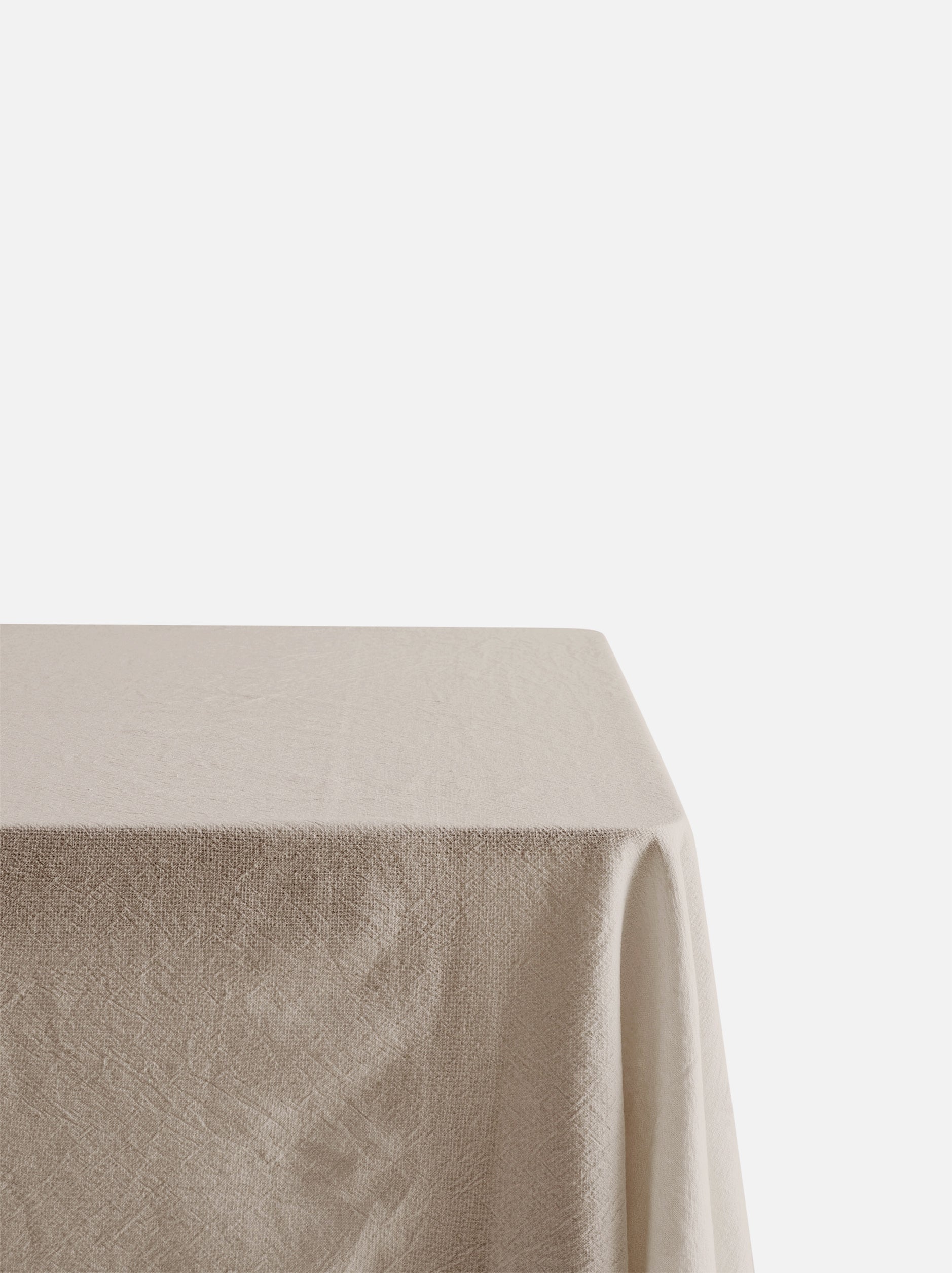 Washed Cotton Tablecloth Natural / 180x280cm