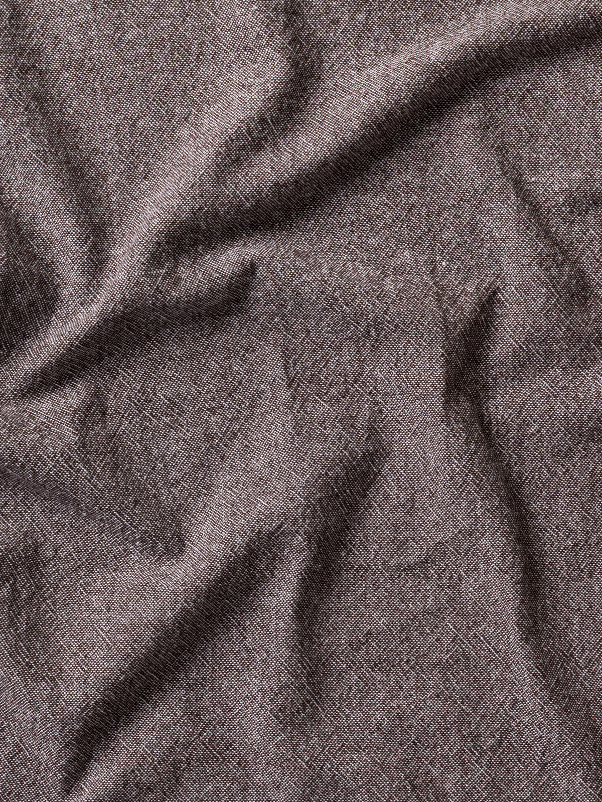 Washed Cotton Tea Towel Cocoa / 50x70cm