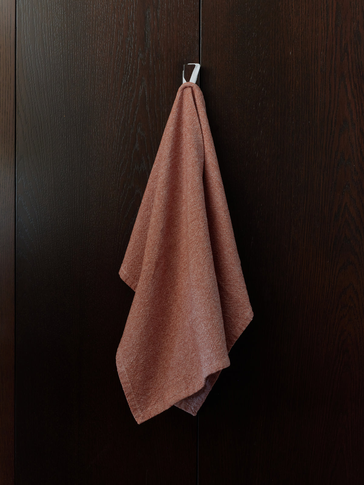 Washed Cotton Tea Towel Brick / 50x70cm