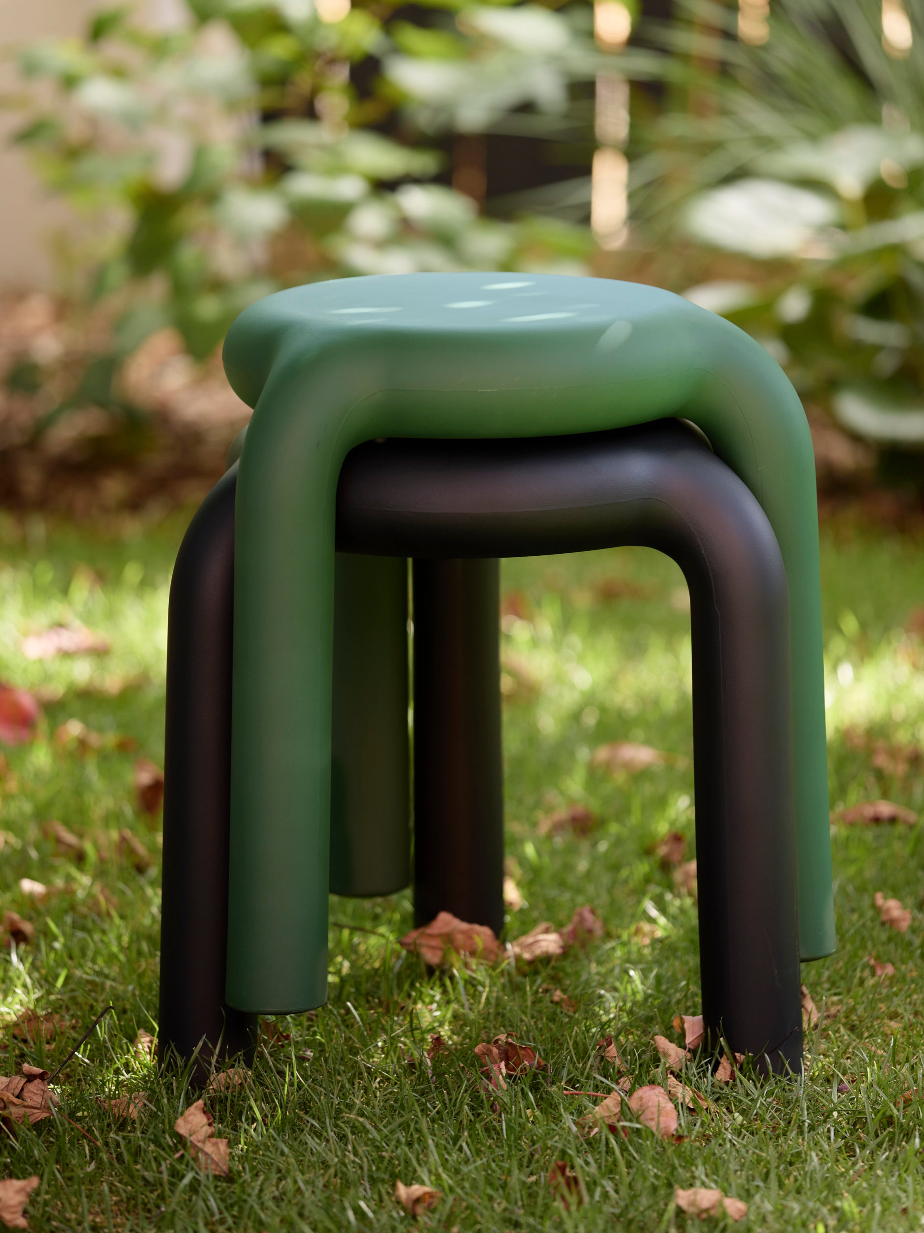 Piccolo Stool Dark Green / One Size