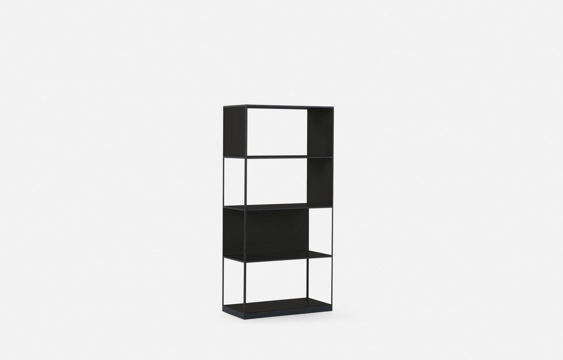 Linear Shelf High Single Black / One Size