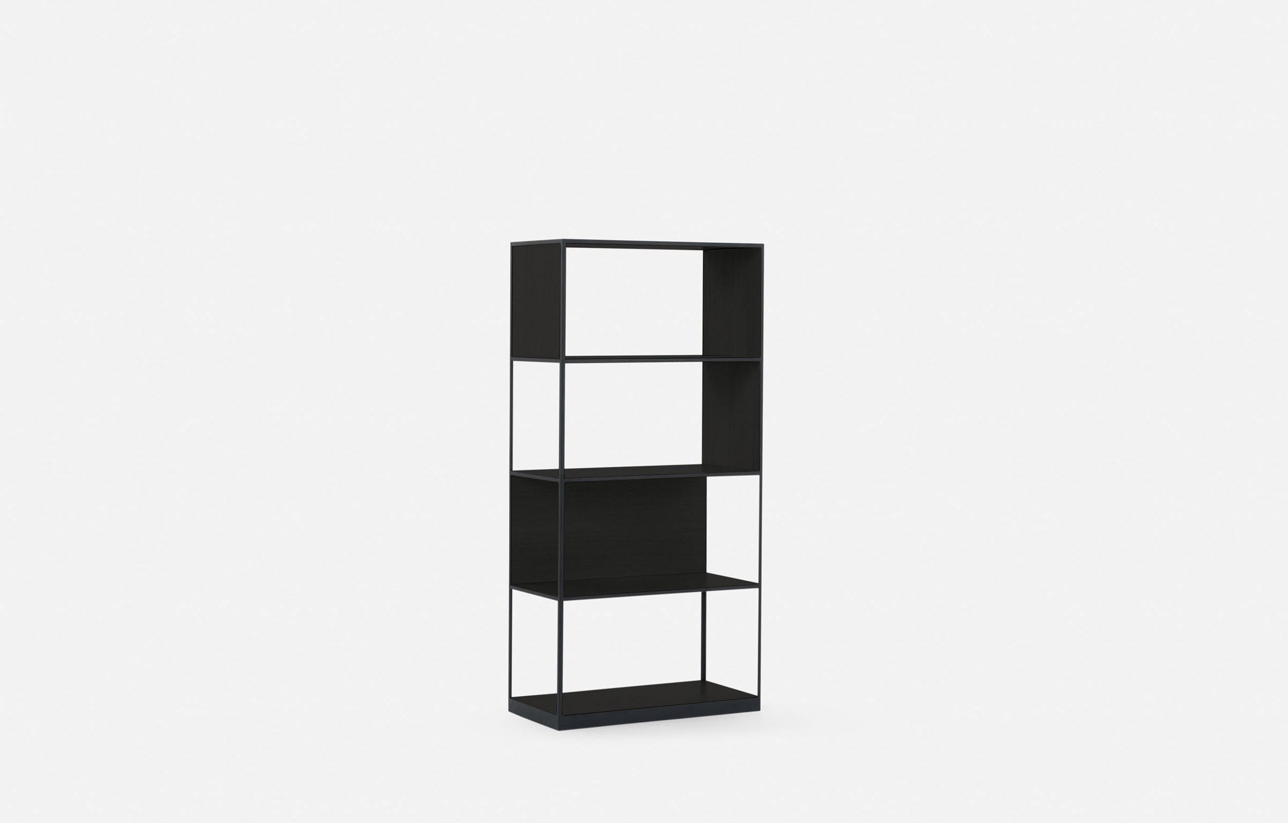 Linear Shelf High Single Black / One Size