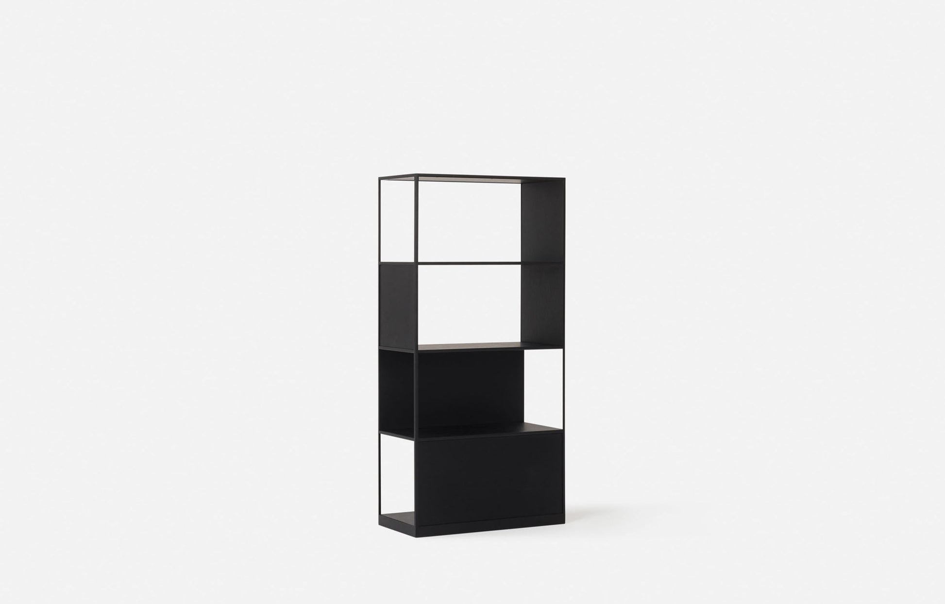 Linear Shelf High Single Black / One Size