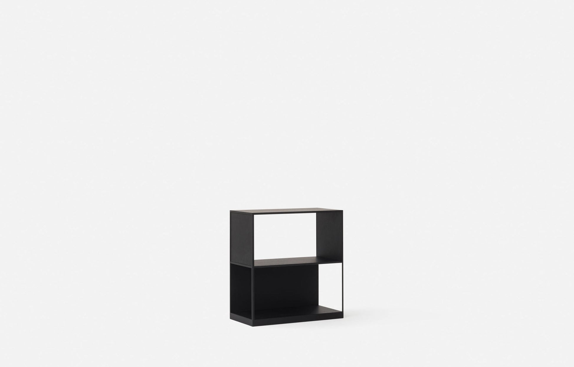 Linear Shelf Low Single Dark Oak / Queen