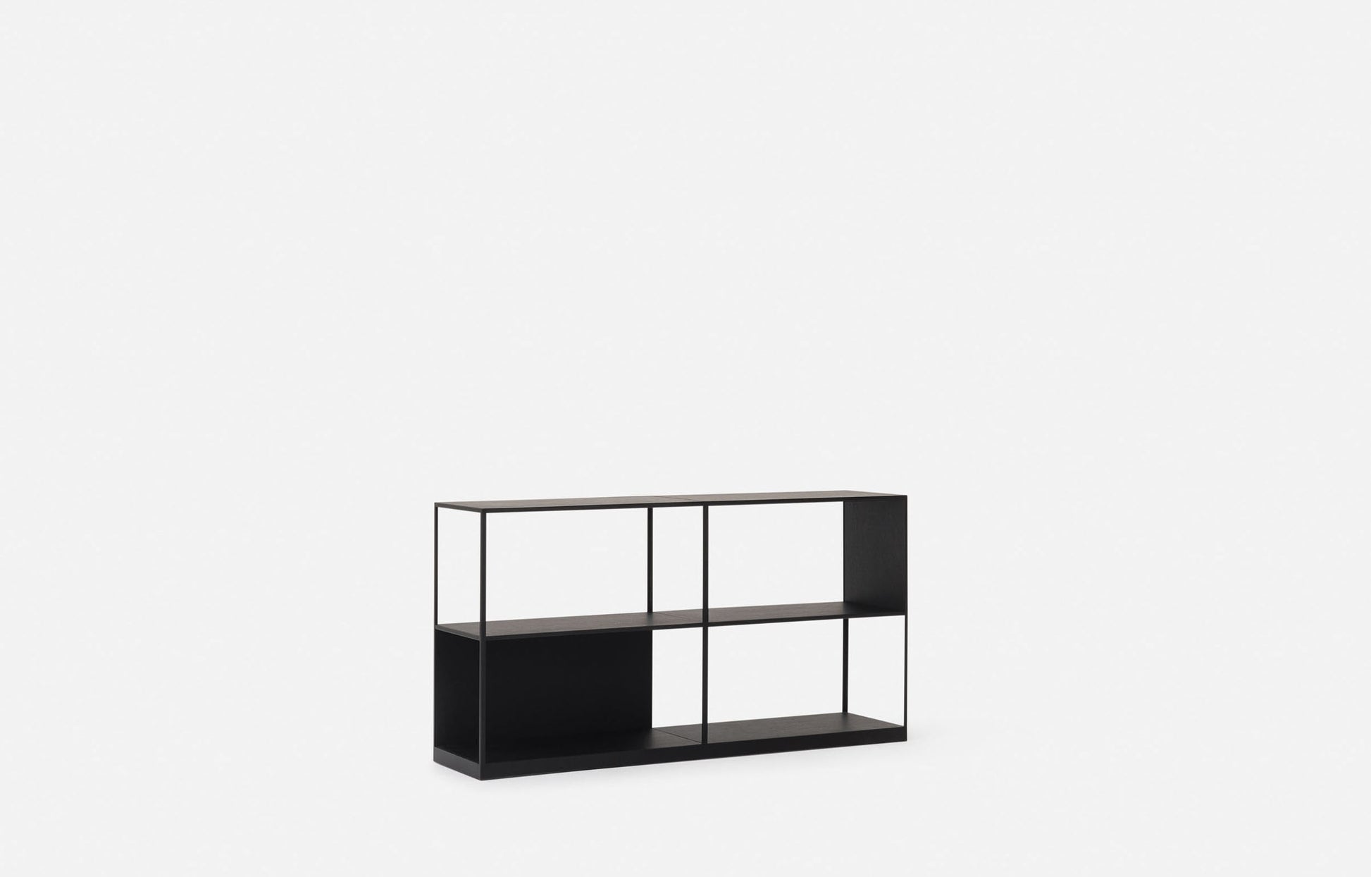 Linear Shelf Low Double Black / One Size