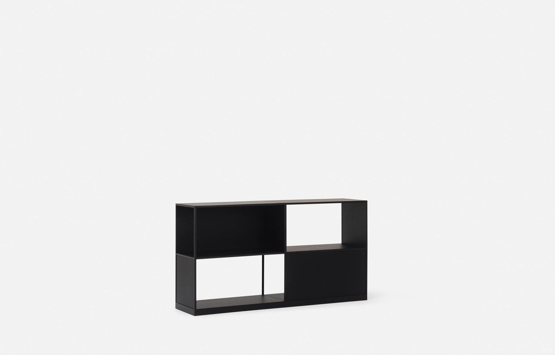 Linear Shelf Low Double Black / One Size