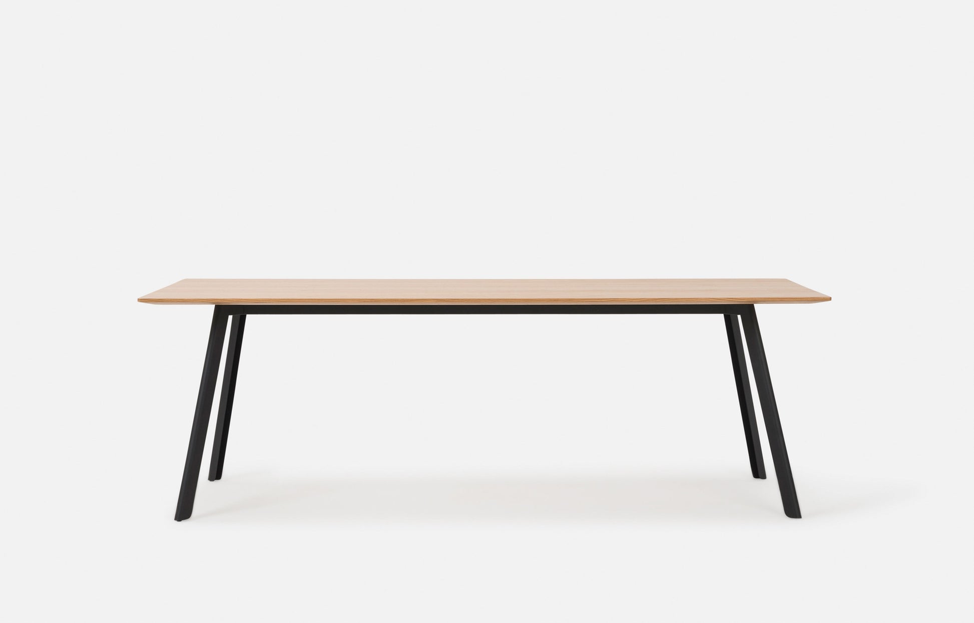 Assembly Dining Table Oak/Black / 2.2m