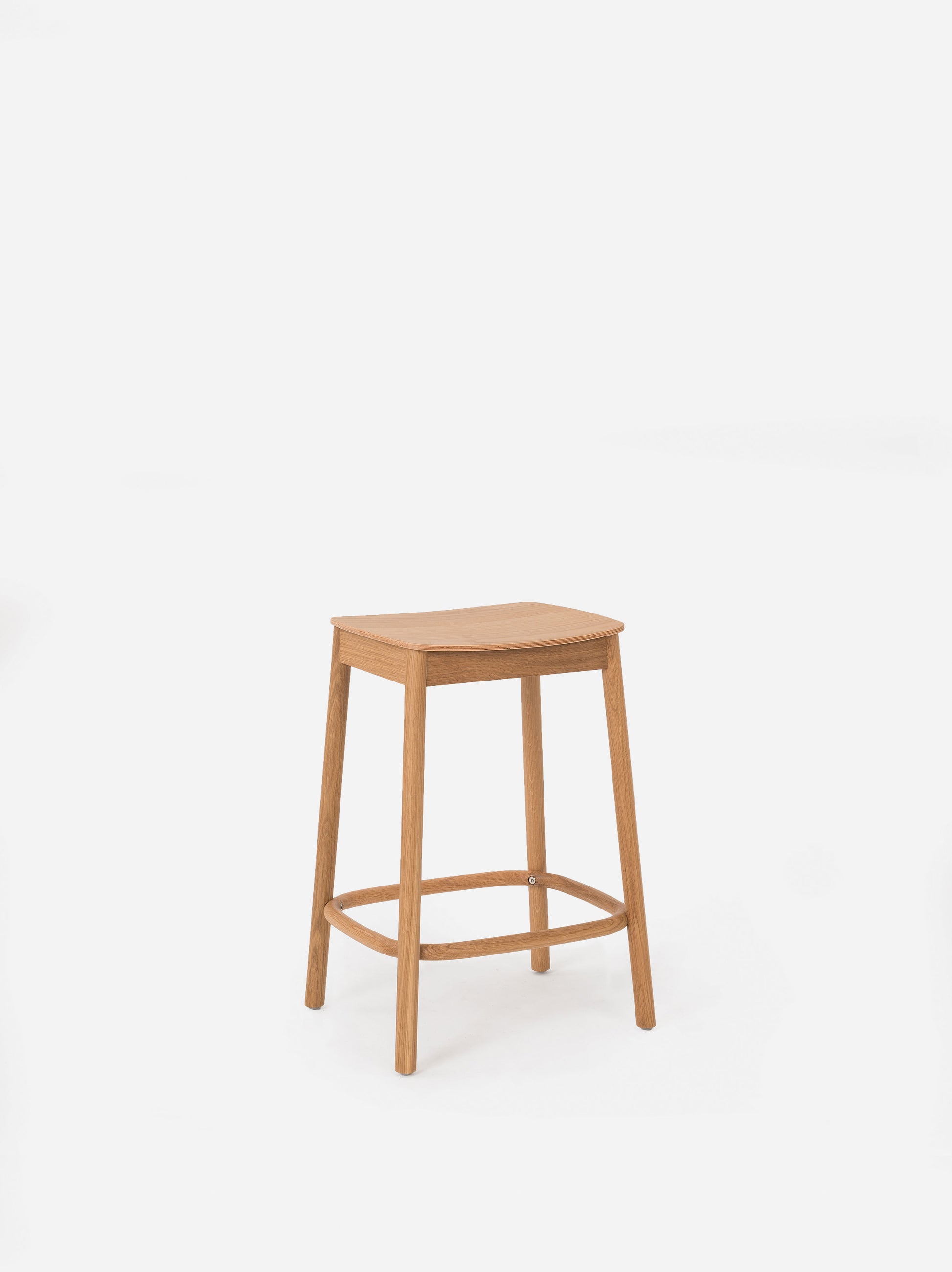 Radial Stool Oak / 66.5cmh
