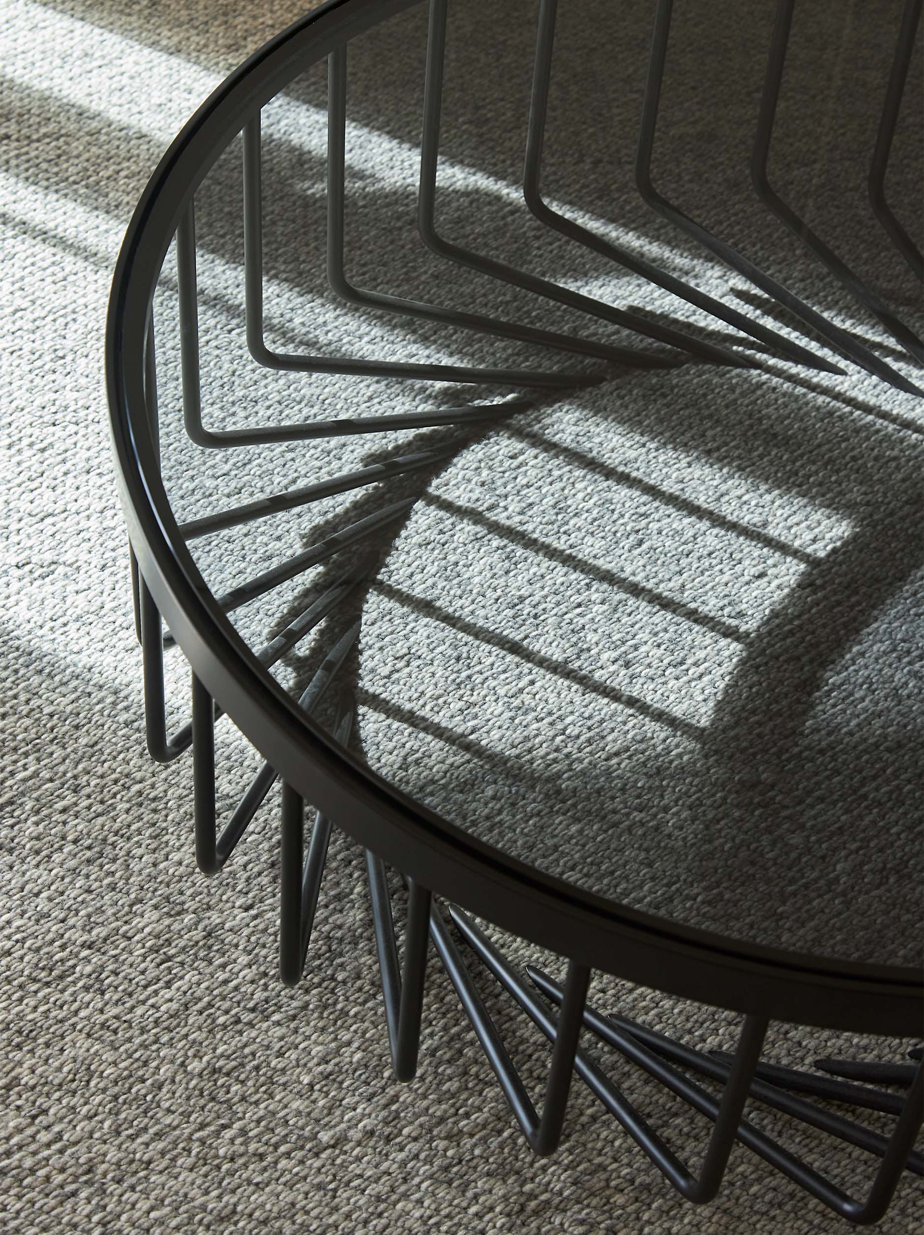 Helix Coffee Table Black/Smoke Grey / One Size