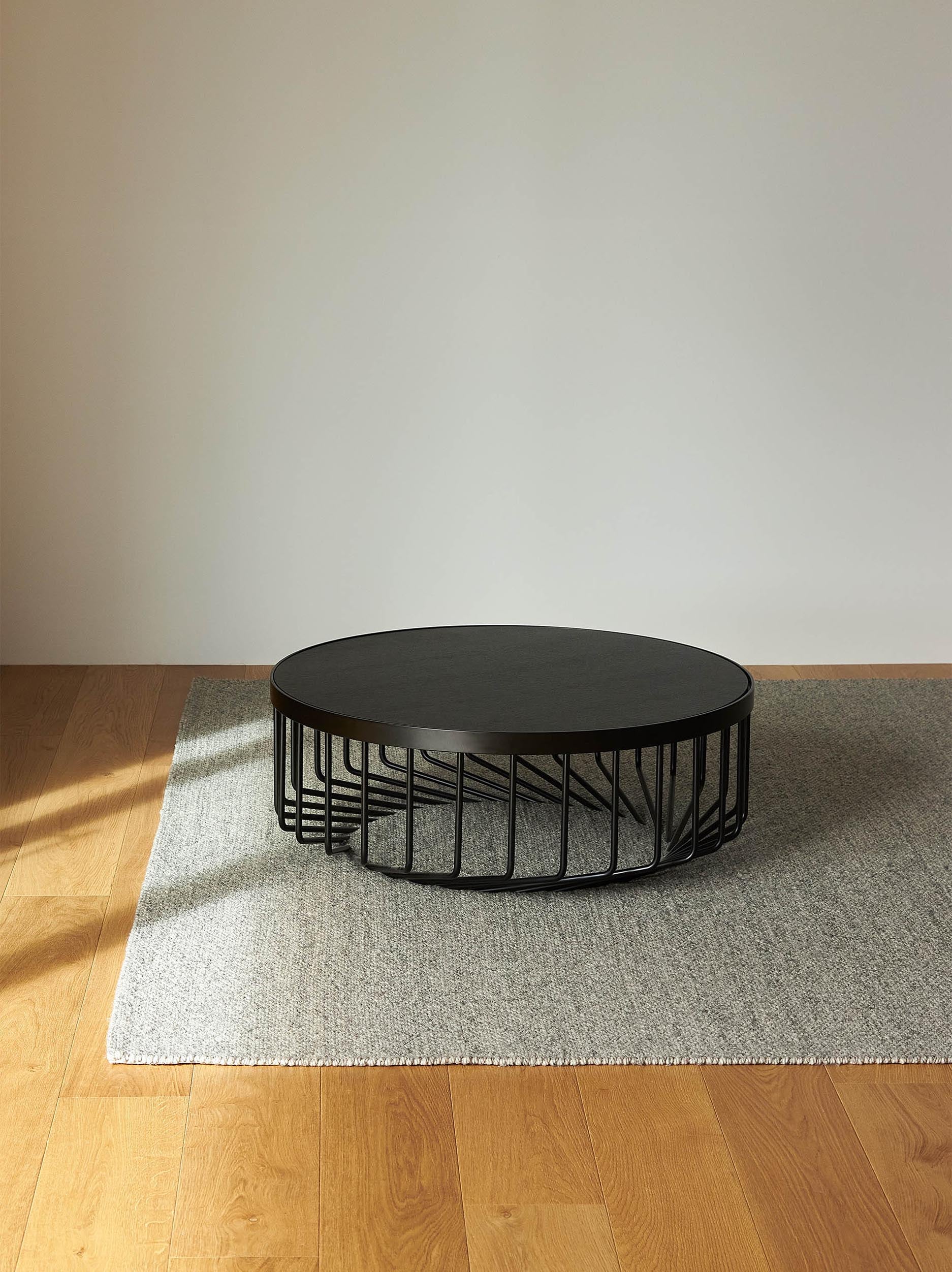 Helix Coffee Table Black/Black Oak / One Size