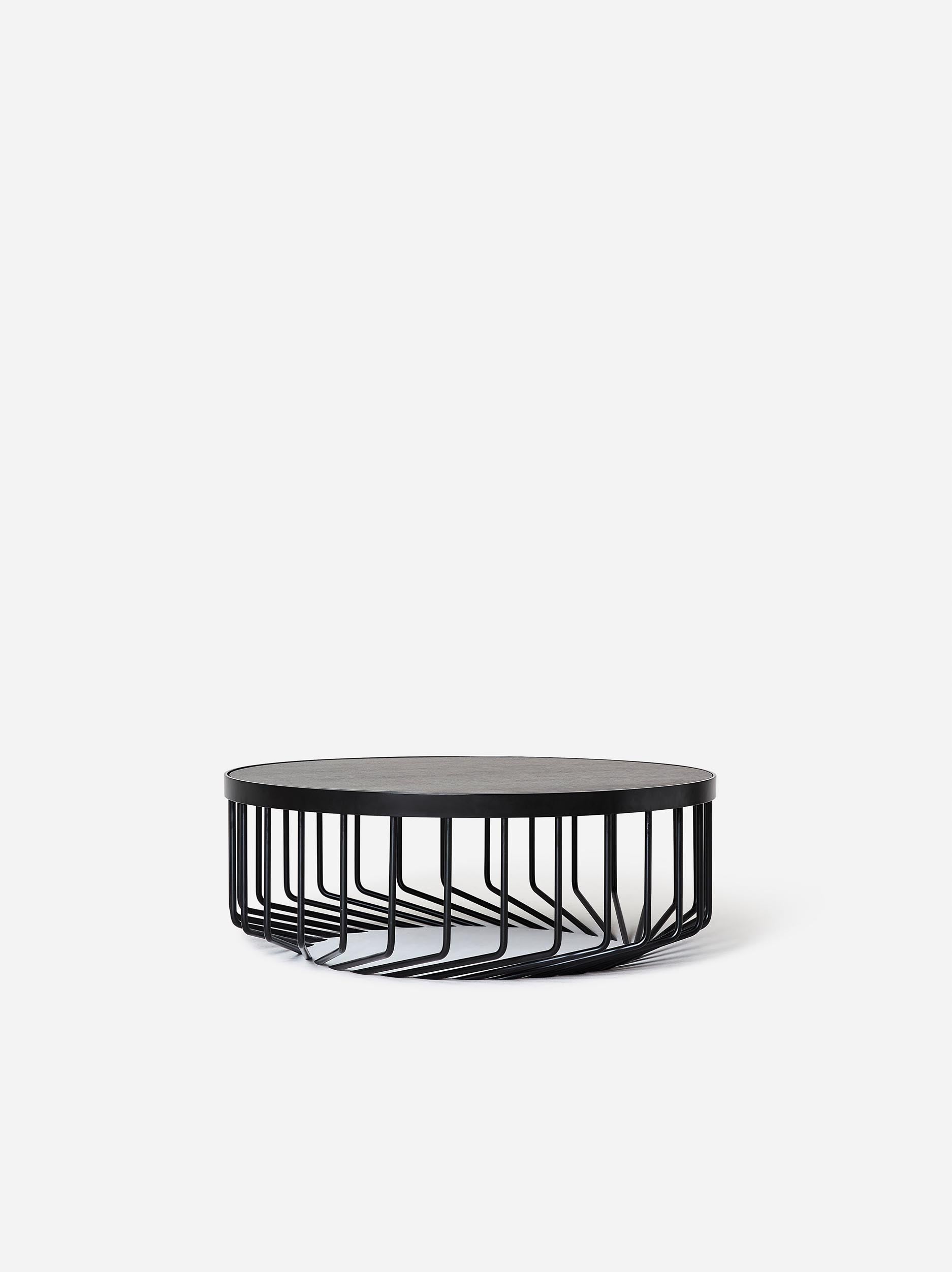 Helix Coffee Table Black/Black Oak / One Size
