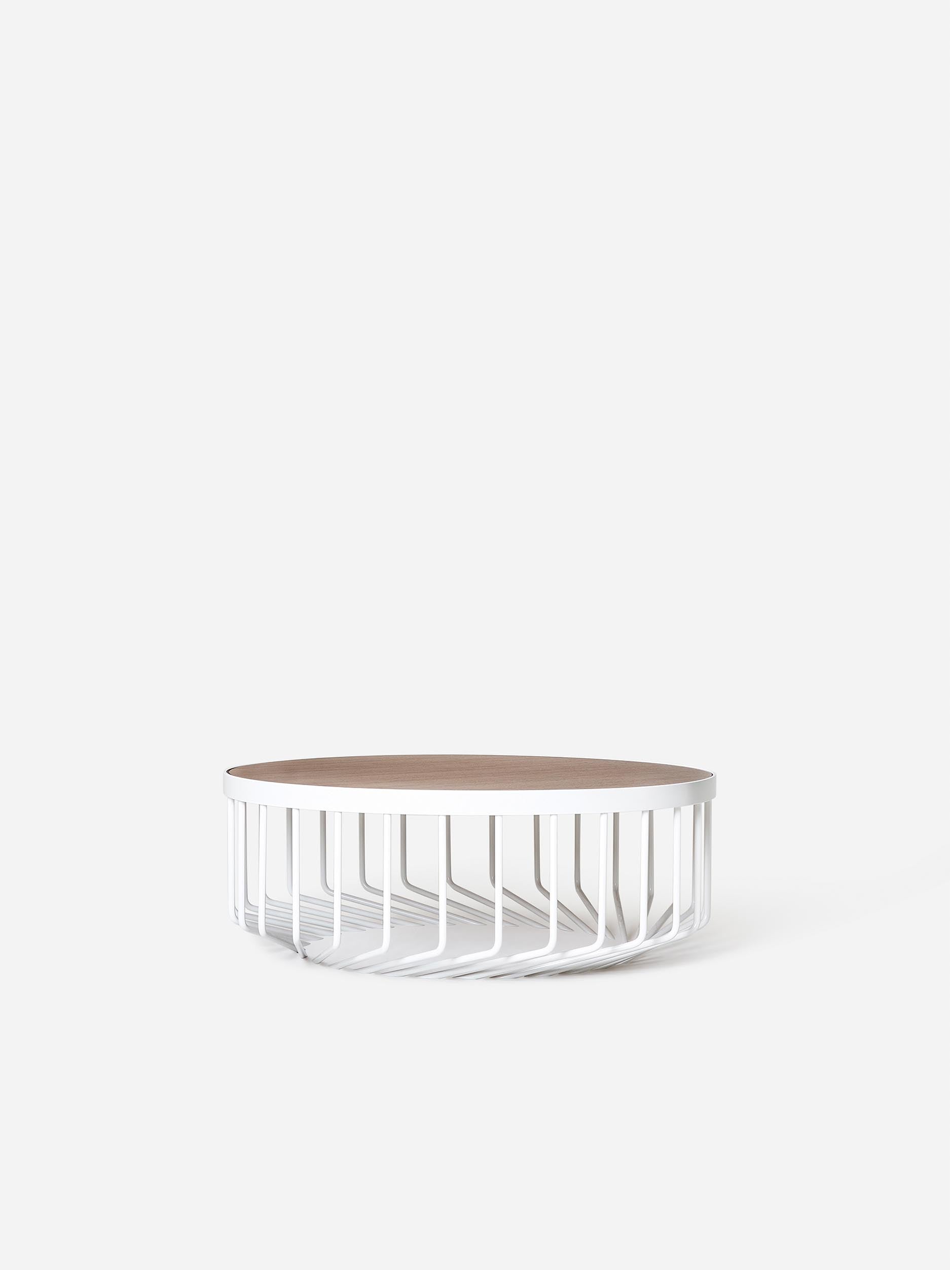 Helix Coffee Table White/Walnut / One Size
