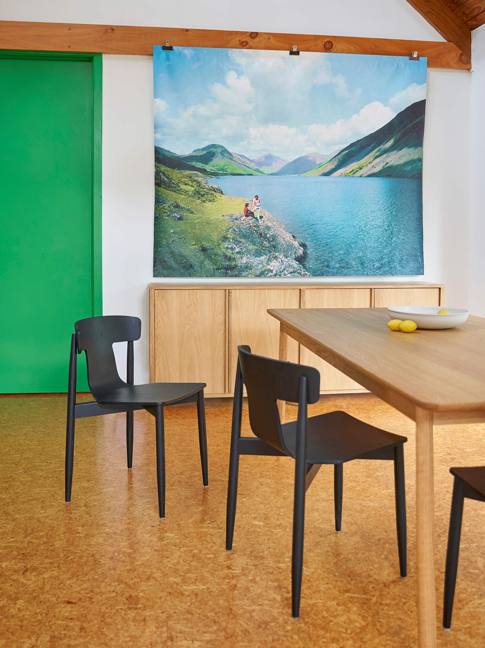 Bough Dining Chair Black / 48x46x75.5cmh