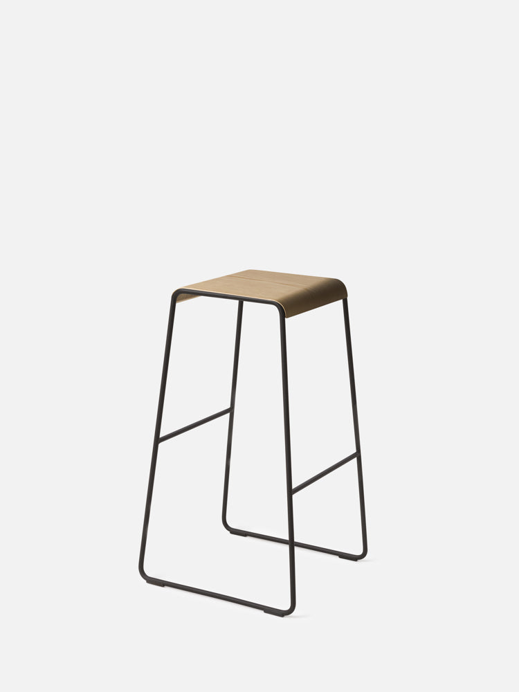 S2 Barstool Black/Oak / Large
