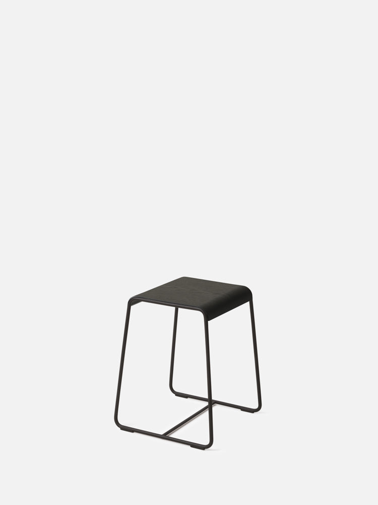 S2 Barstool Black/Black Oak / Small
