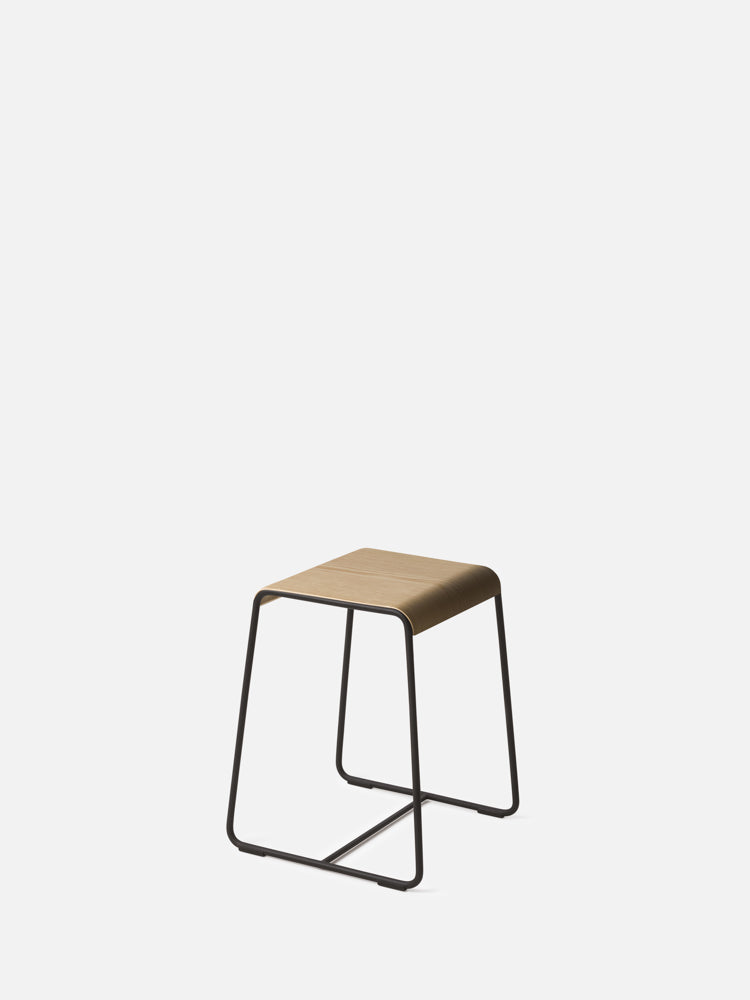 S2 Barstool Black/Oak / Small
