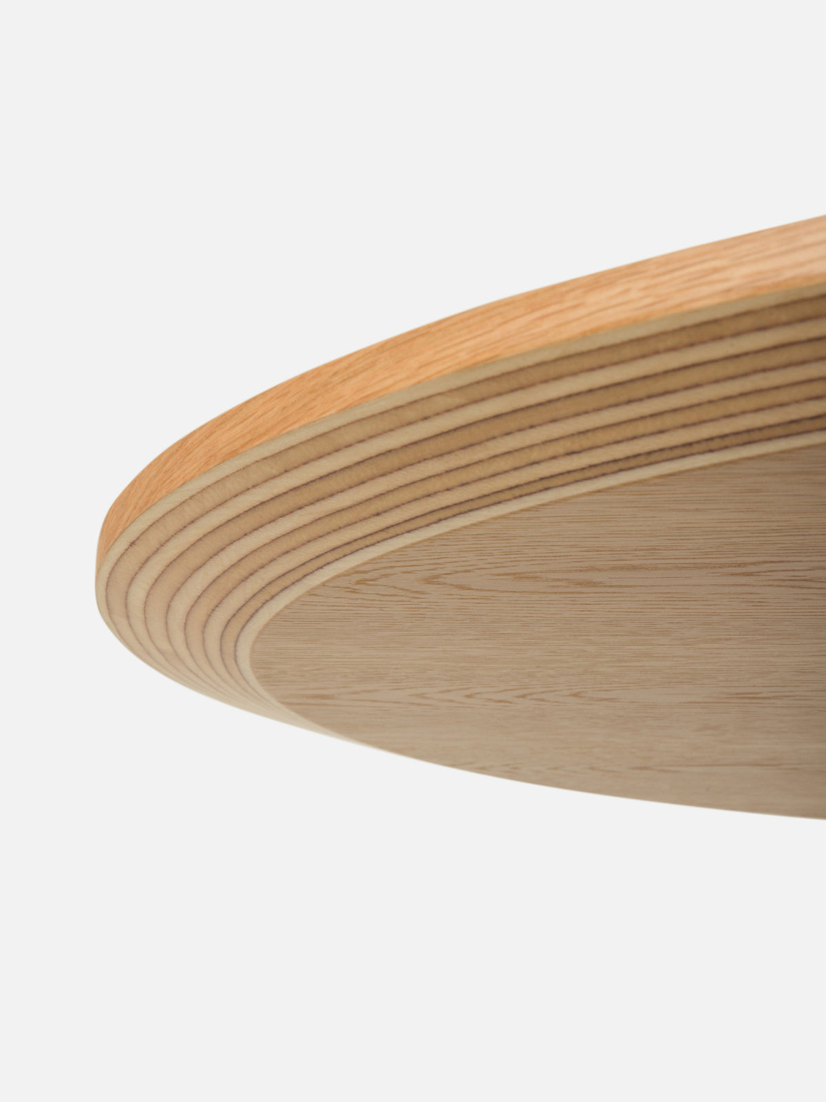 730 Series Leaner Round Top Oak / 95cmh