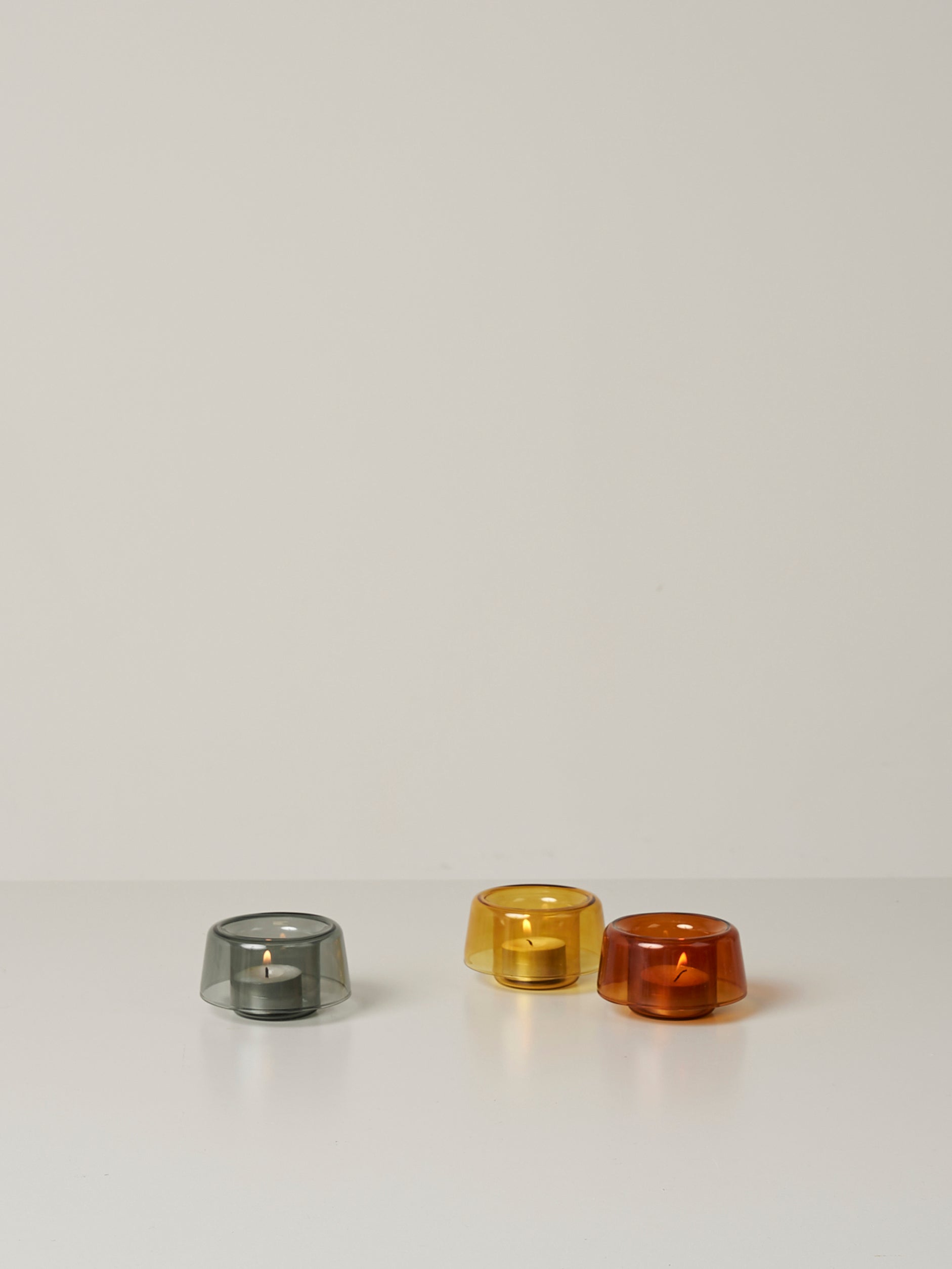 Cascade Tealight Holder Honey / One Size