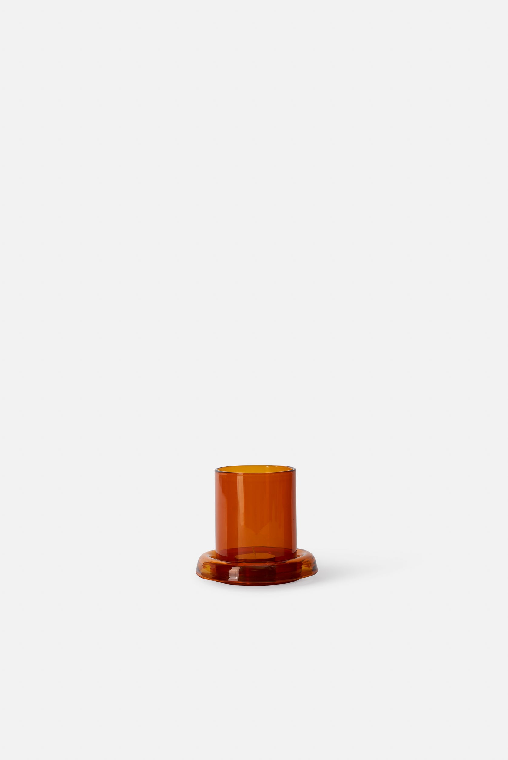 Cascade Hurricane Lamp Amber / Small