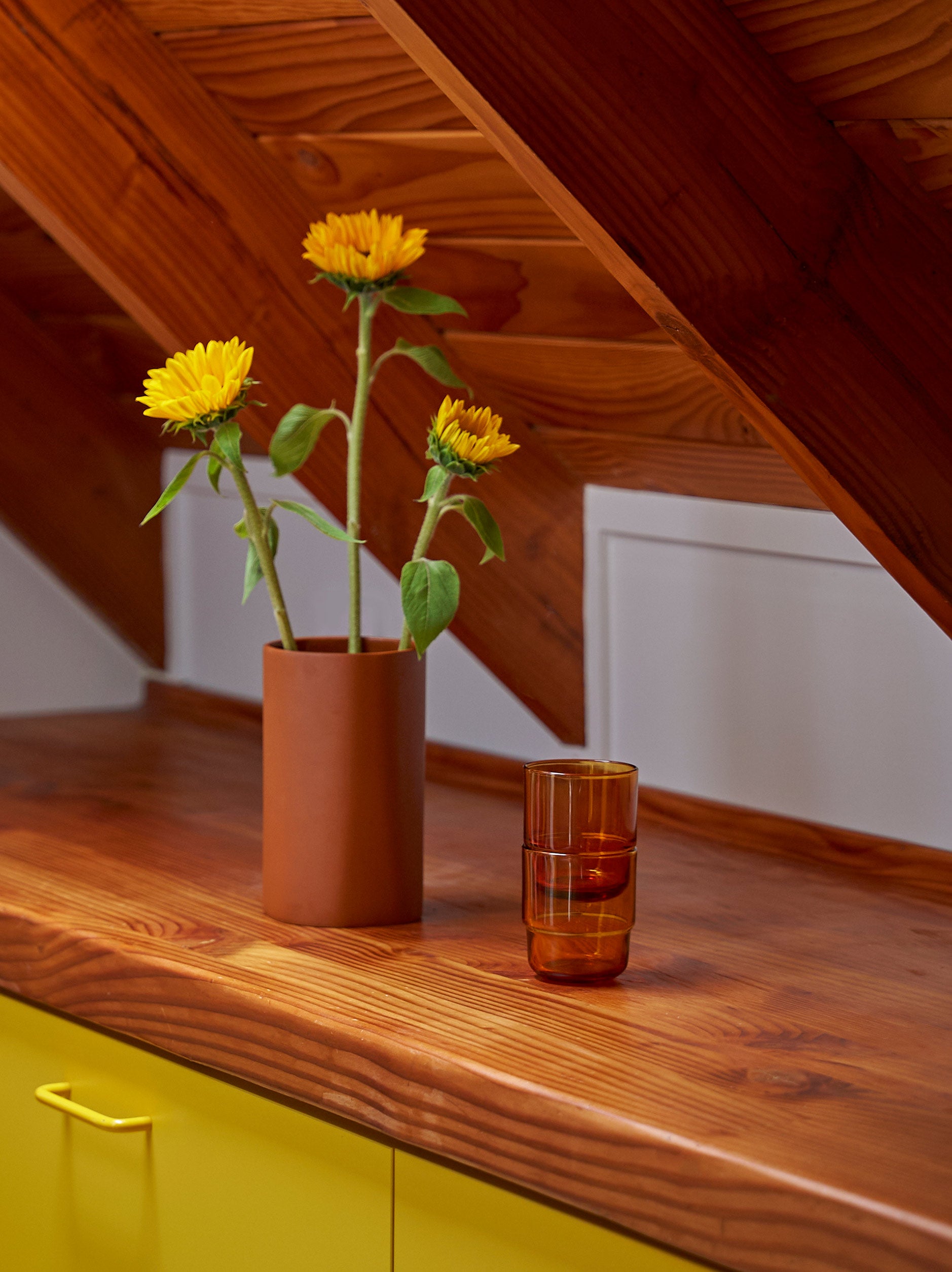 Piccadilly Tumbler Set of 6 Amber / 250ml