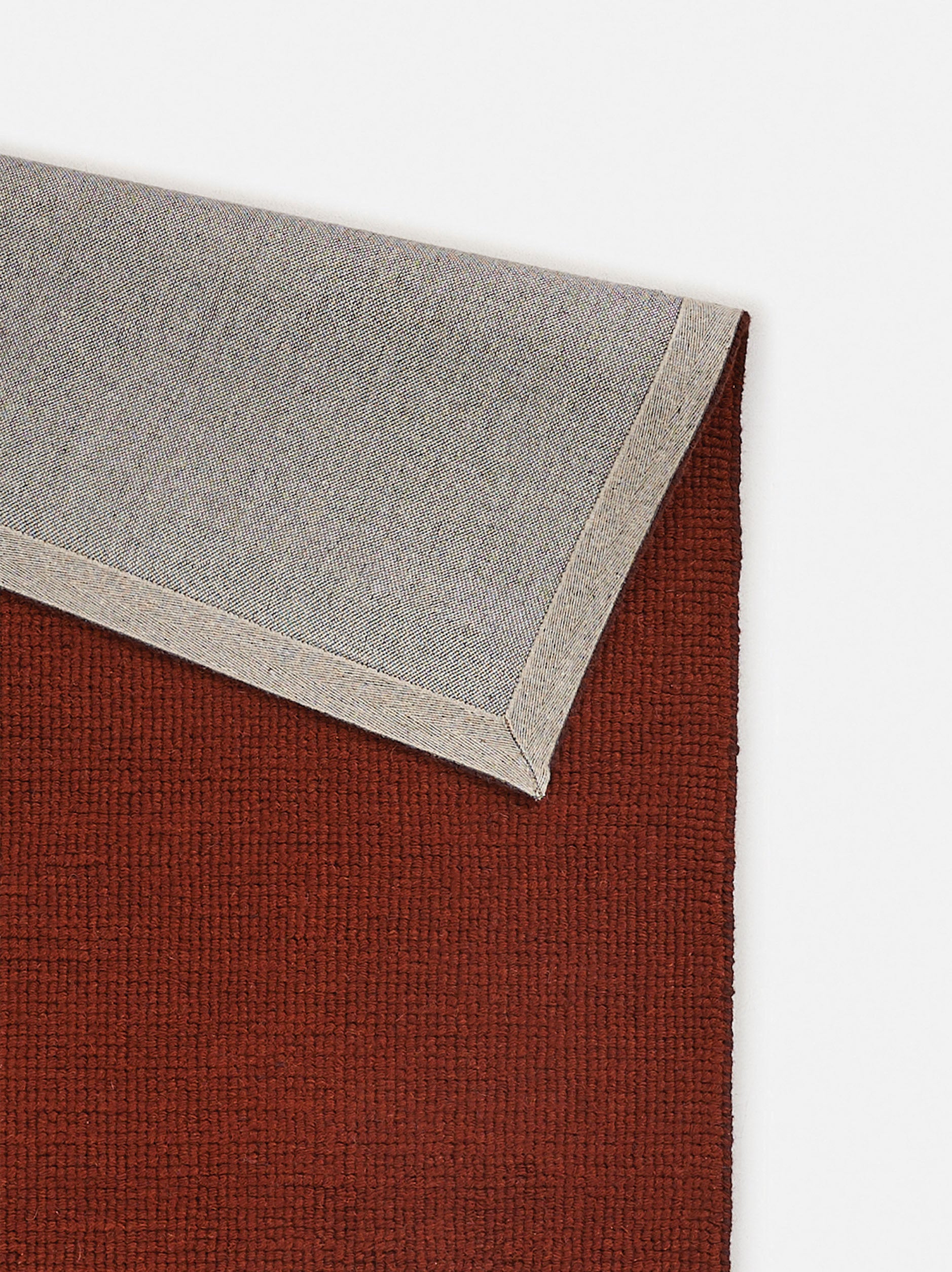 Joni Wool Mat Paprika/Mulberry / Large