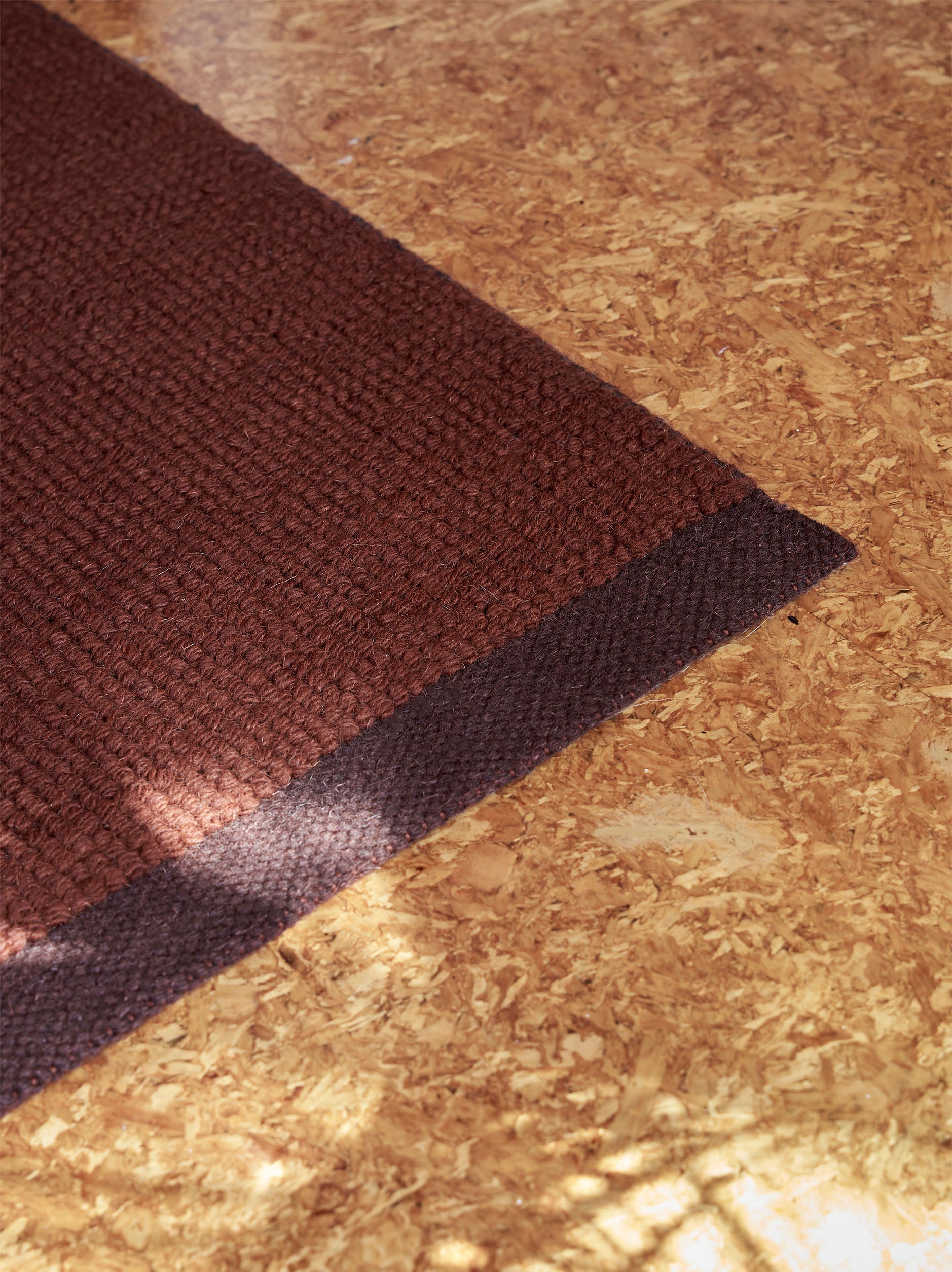 Joni Wool Door Mat Paprika/Mulberry / Small