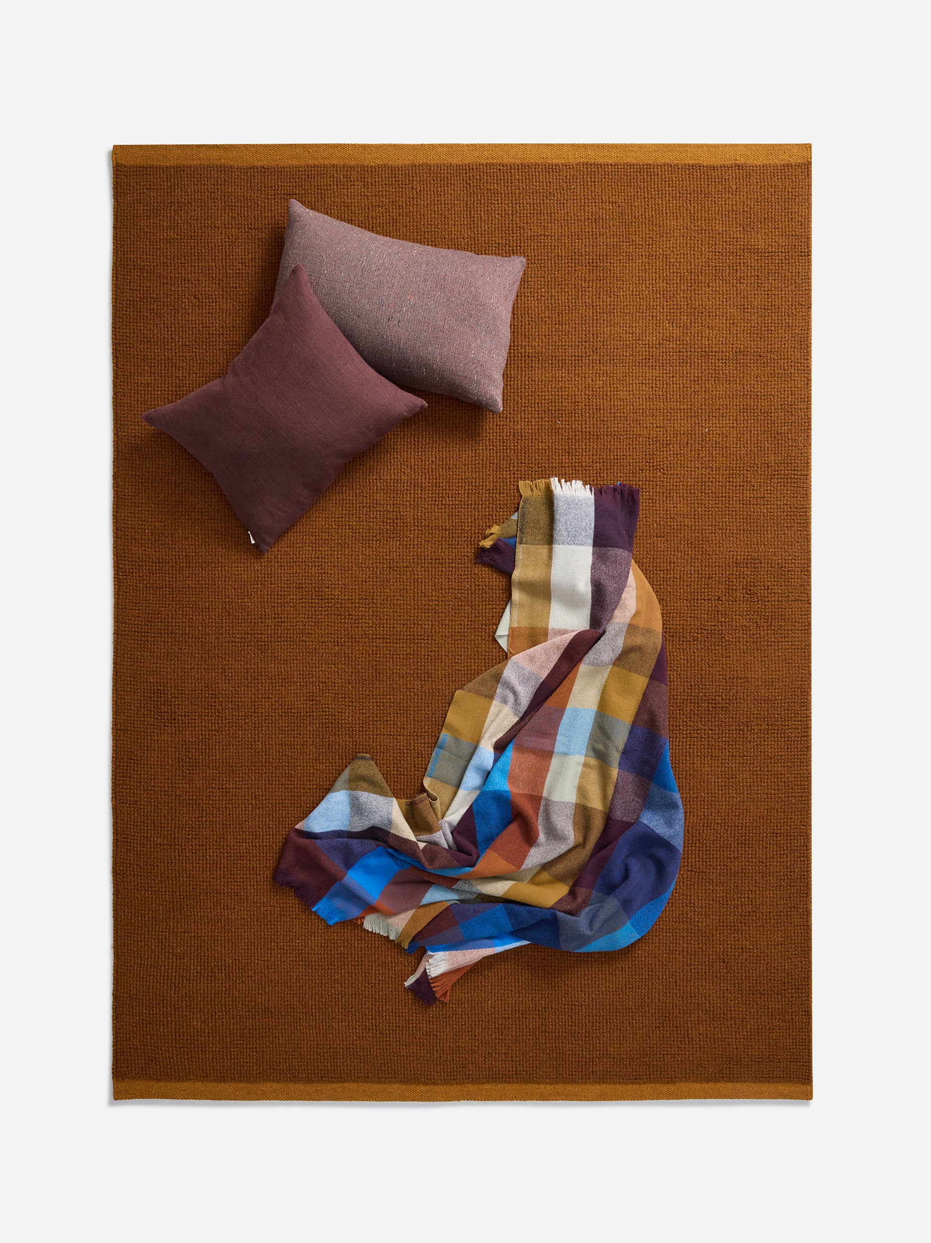 Joni Wool Rug Orange Peel/Saffron / 170x240cm