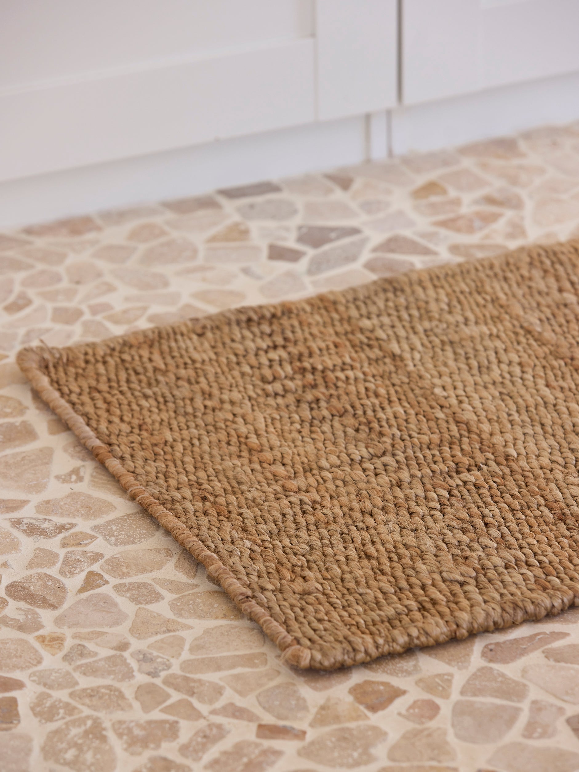 Woven Jute Mat Natural / Medium