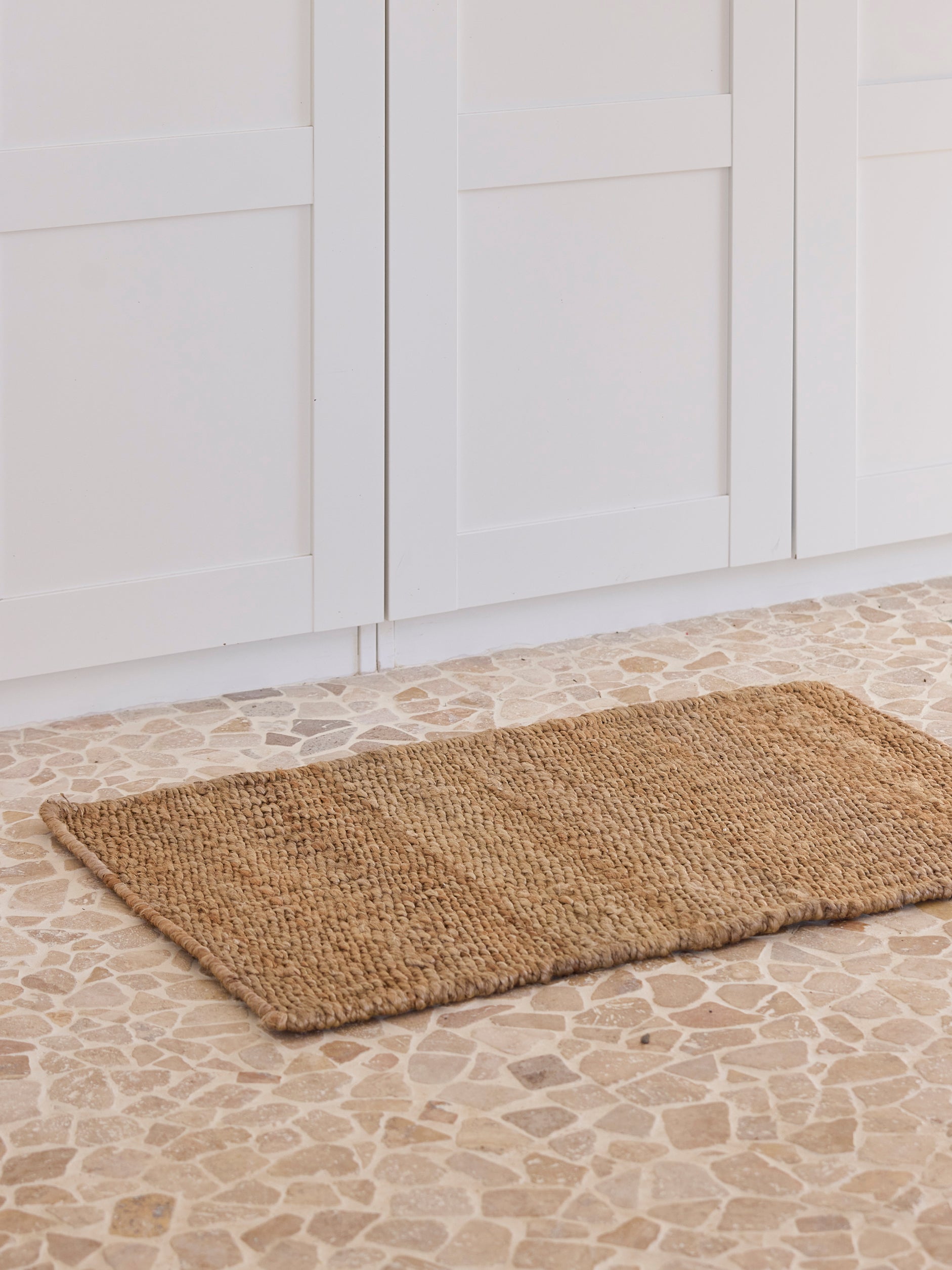 Woven Jute Mat Natural / Medium