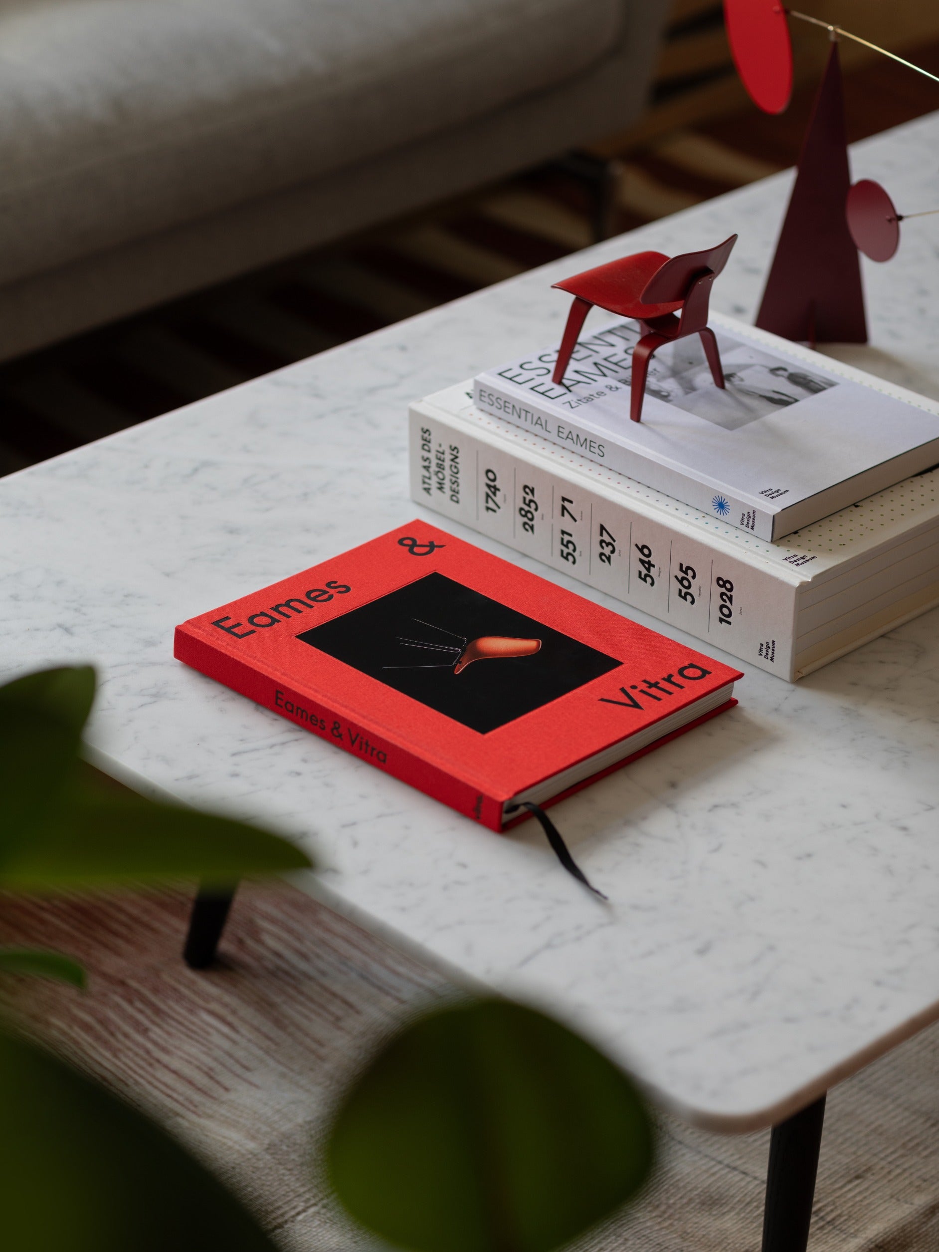 Eames & Vitra Hard Cover Red / One Size