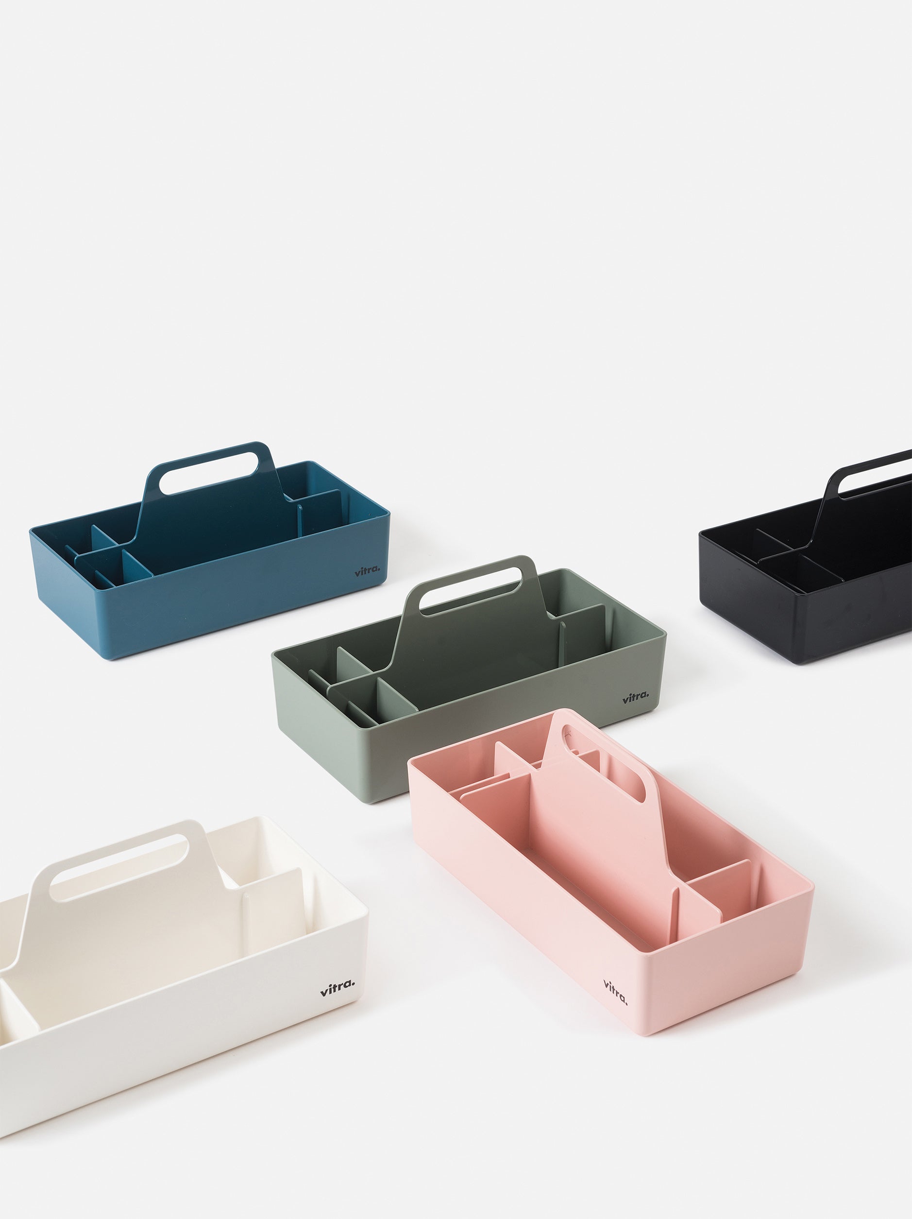 Vitra Recycled Plastic Toolbox Moss Grey / One Size