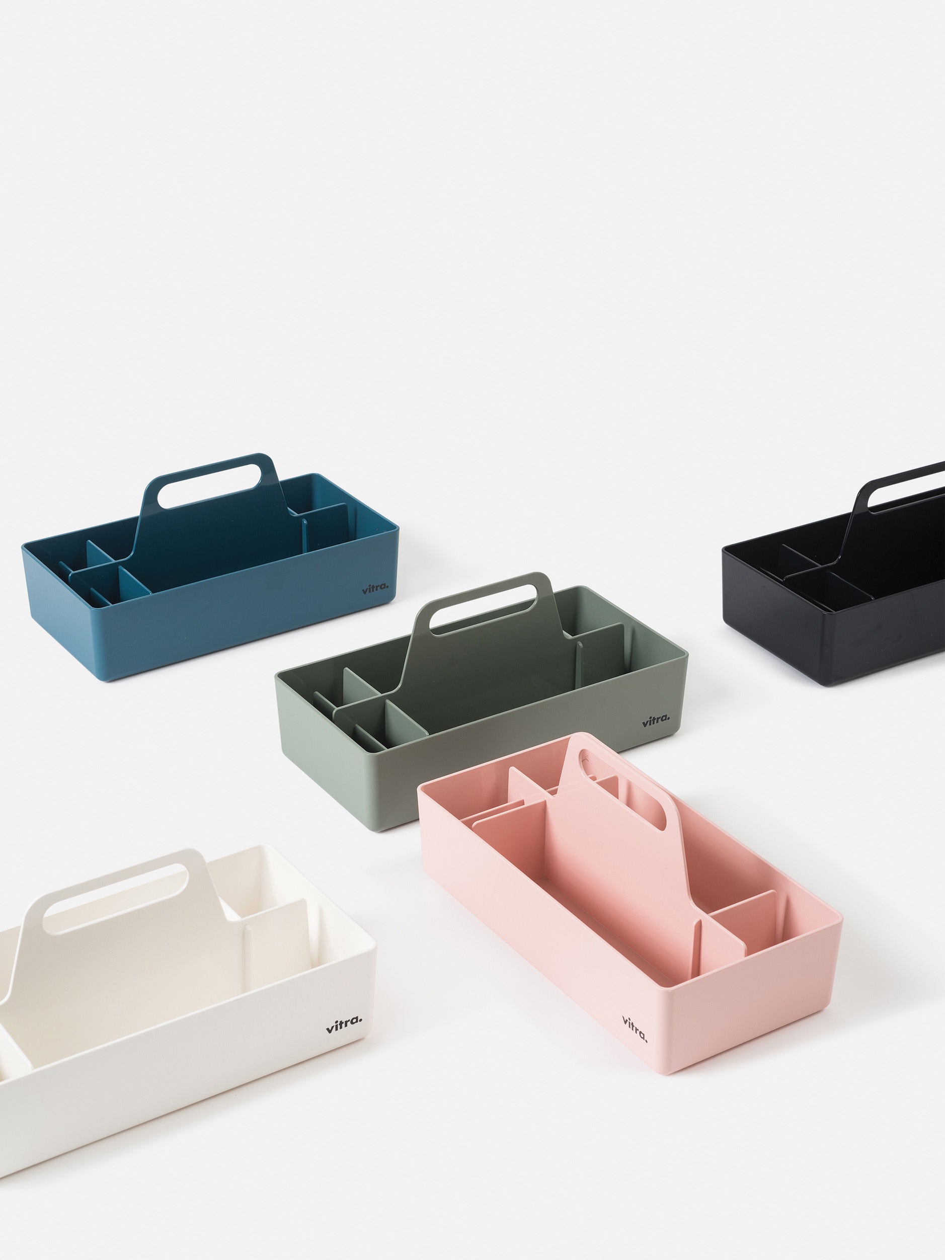 Vitra Recycled Plastic Toolbox Pale Rose / One Size