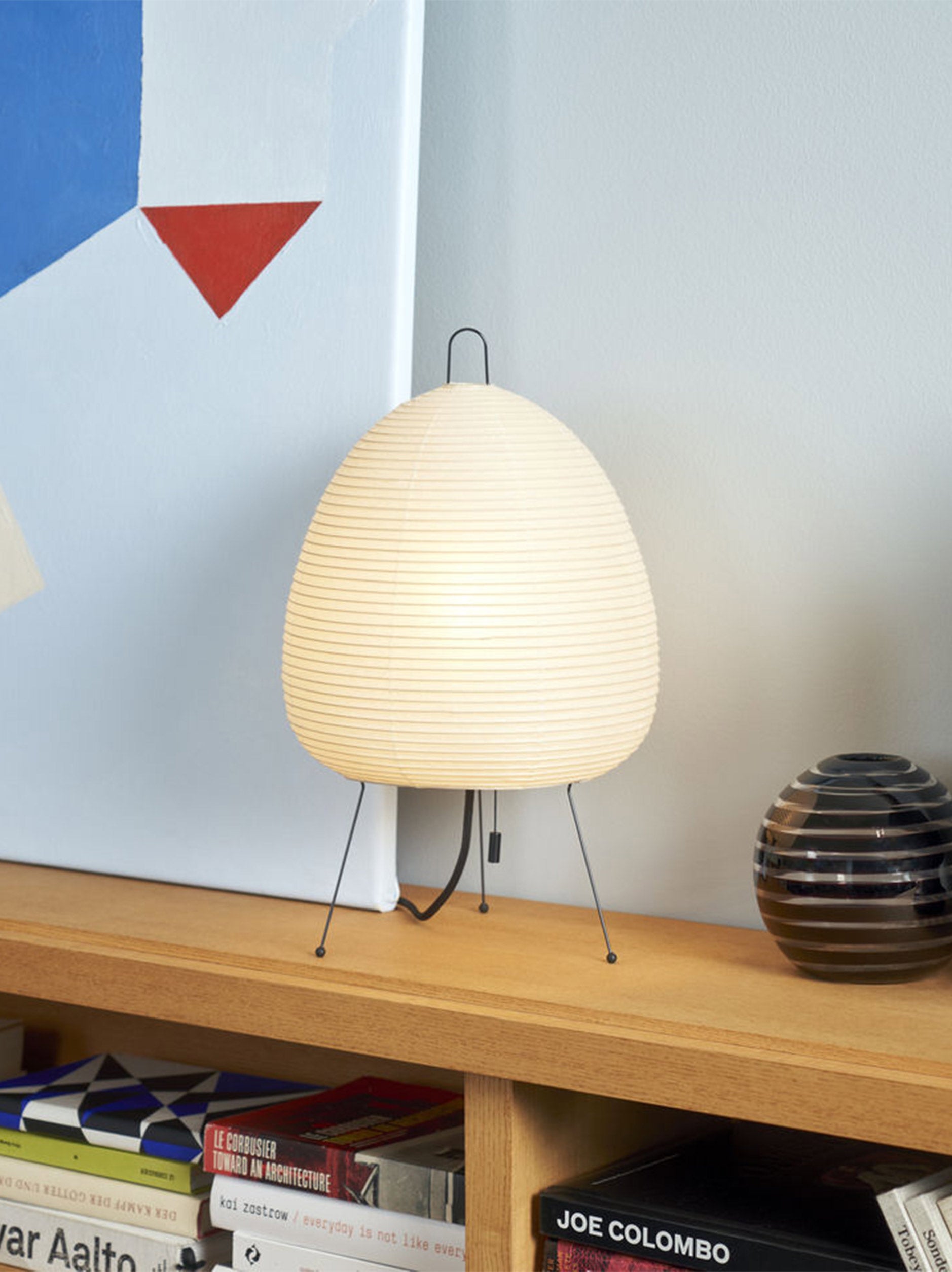 Vitra Akari 1A Table Lamp White / 25x25x43cmh
