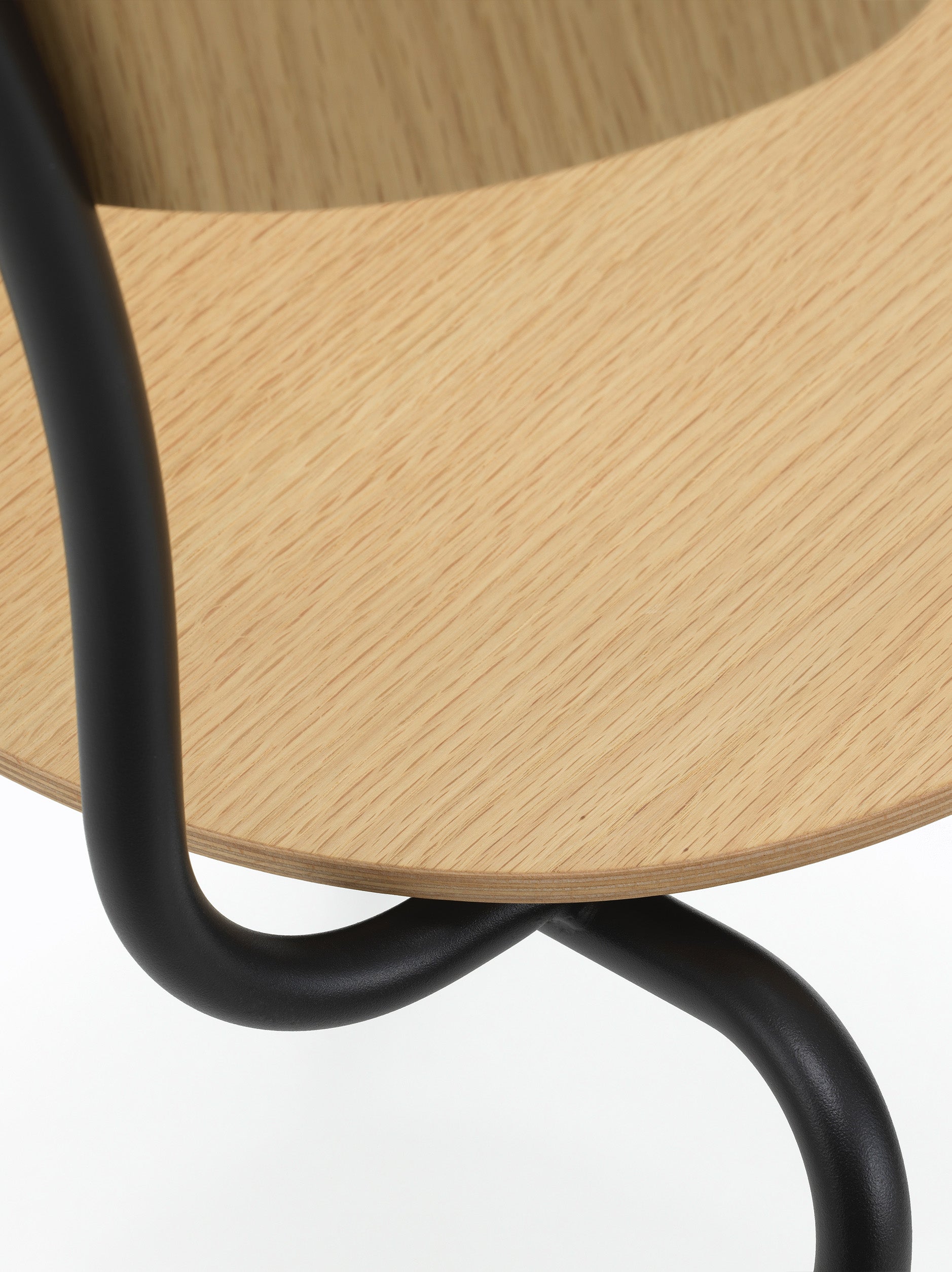 Vitra Moca Chair Oak/Black / One Size