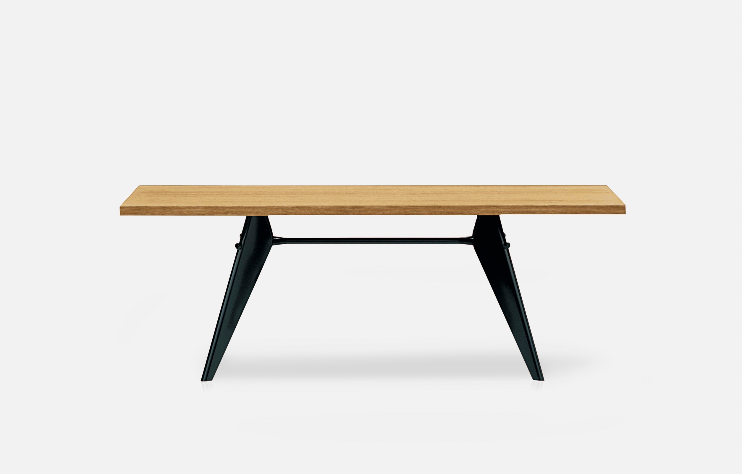 Vitra EM Table Oak/Black / 180x90x74cmh