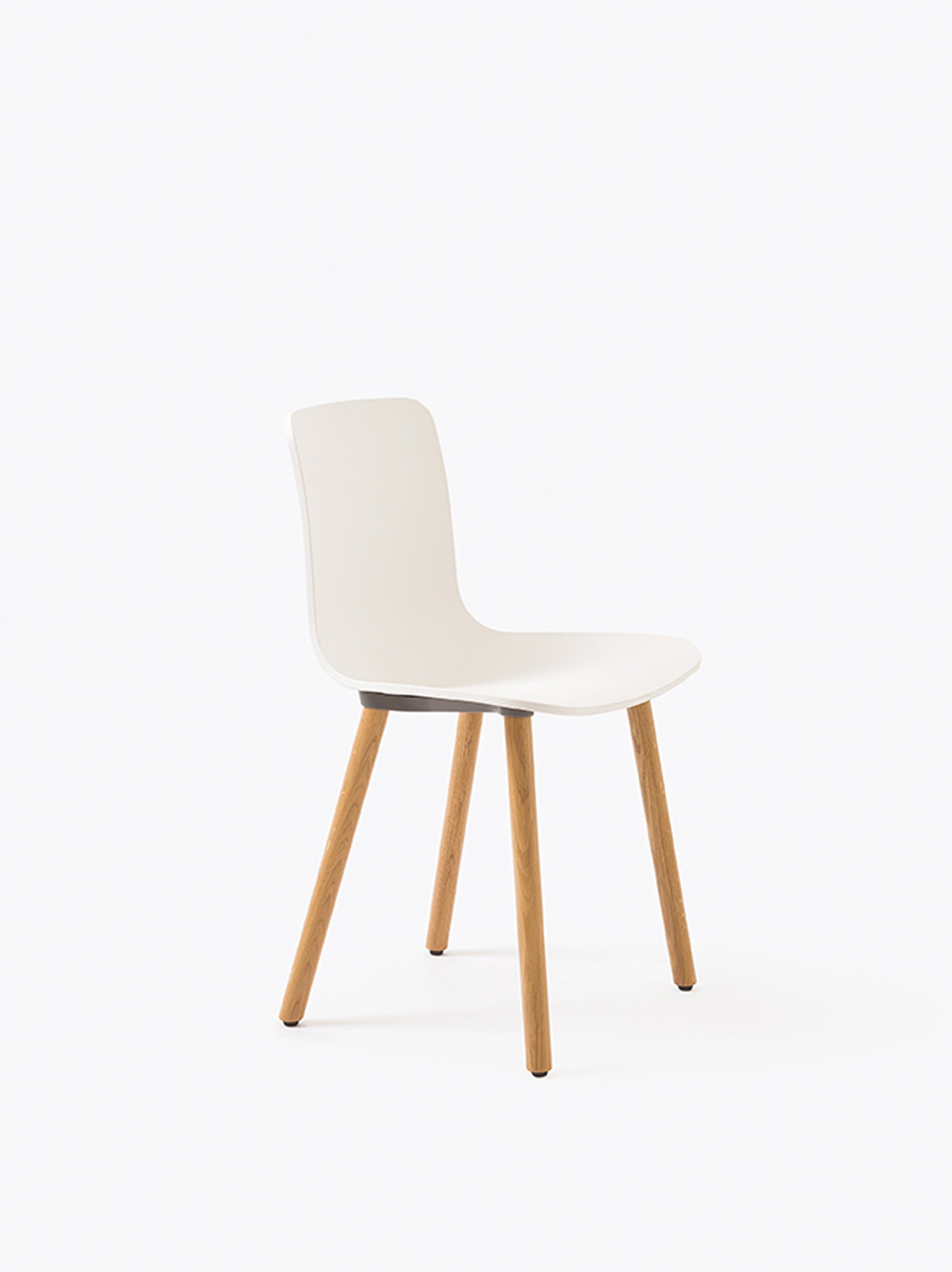Vitra HAL Light Oak Chair White / One Size