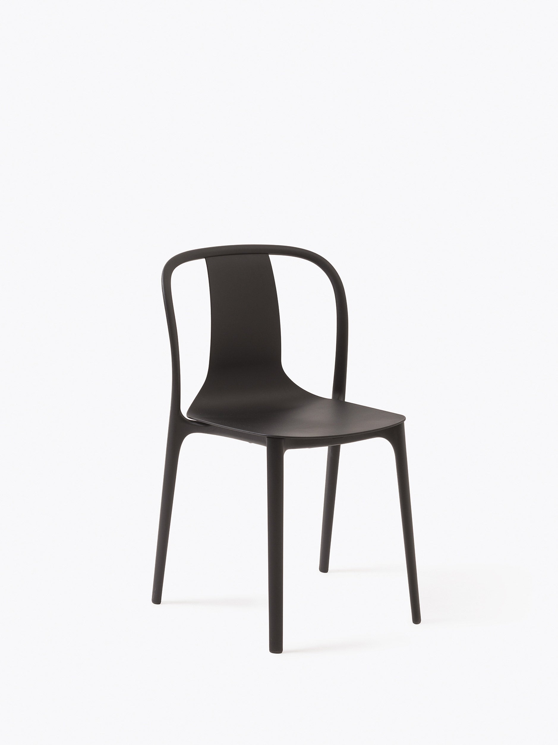 Vitra Belleville Plastic Chair Black / One Size