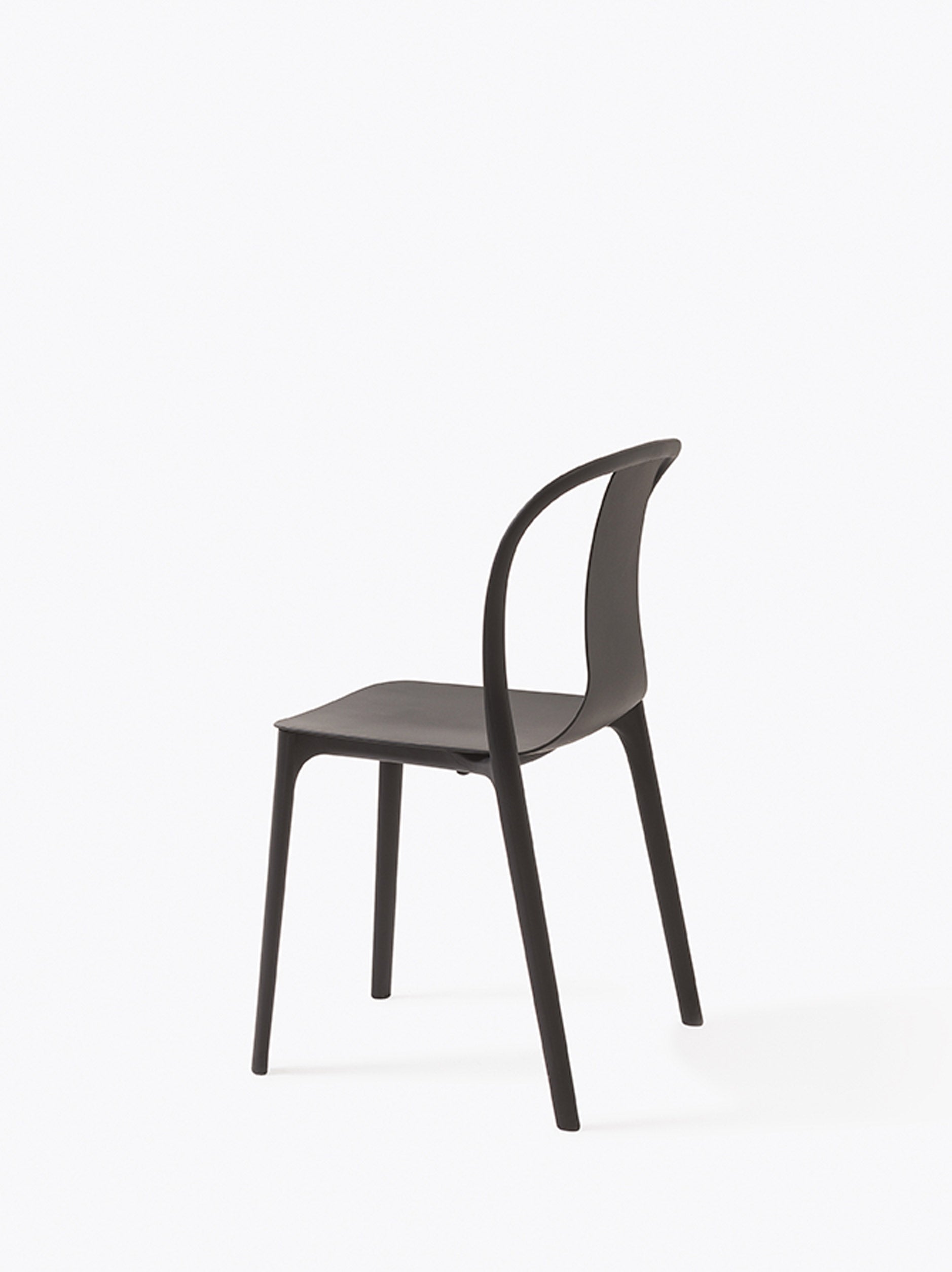 Vitra Belleville Plastic Chair Black / One Size