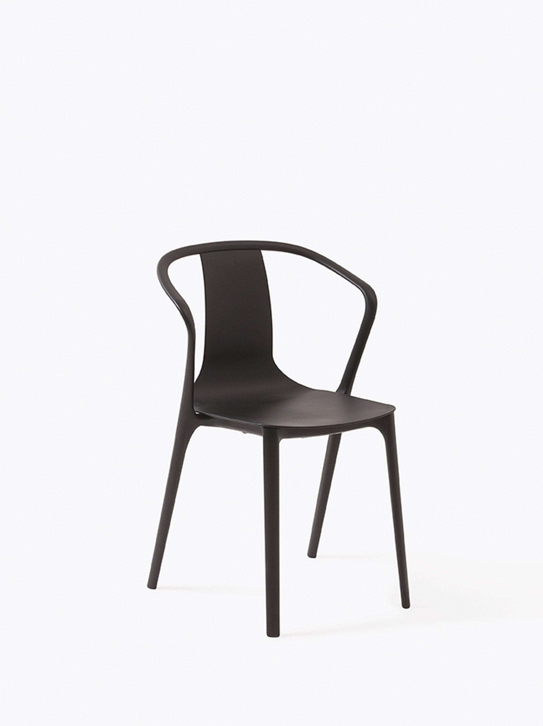 Vitra Belleville Plastic Armchair Black / One Size