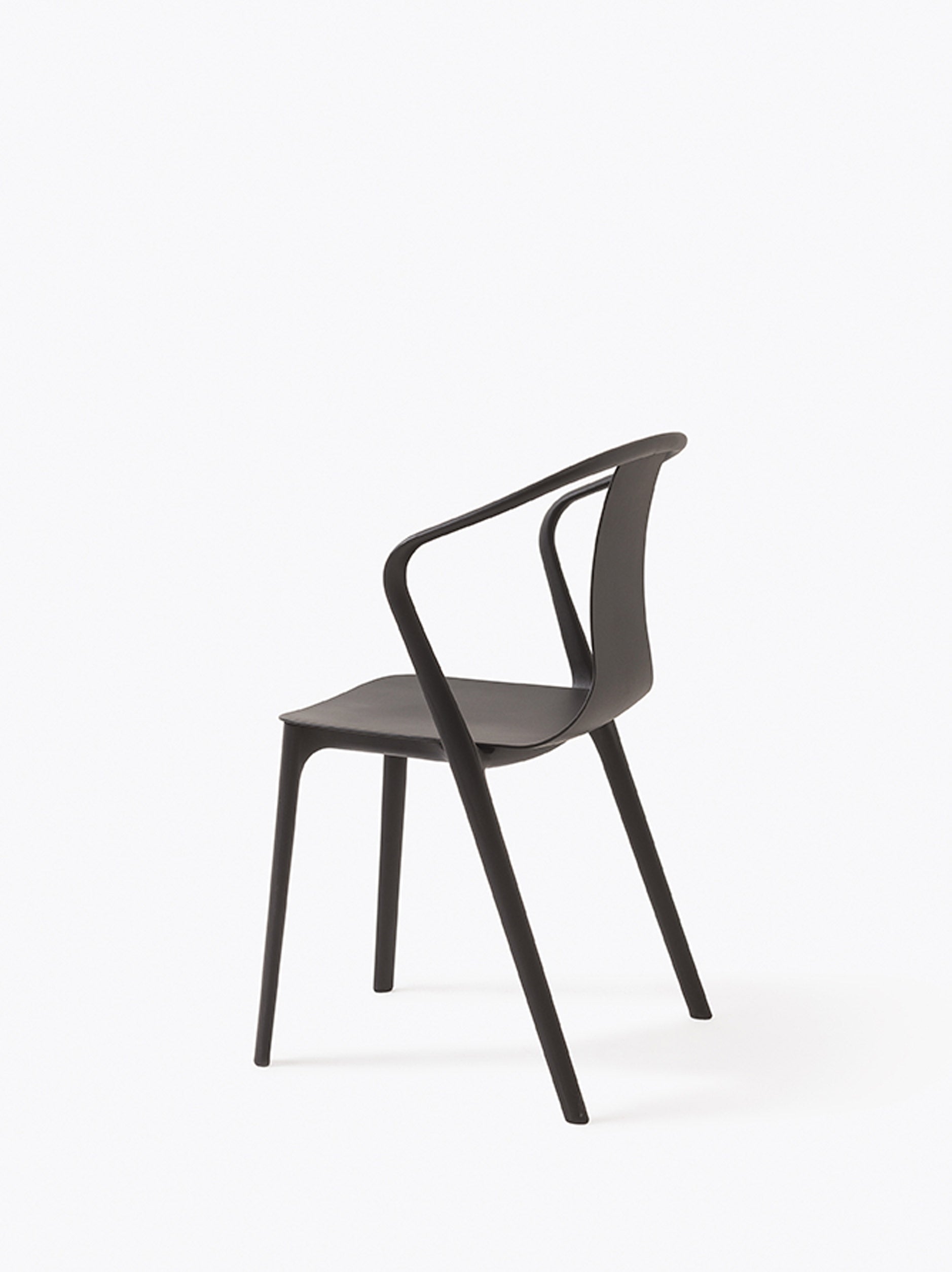 Vitra Belleville Plastic Armchair Black / One Size