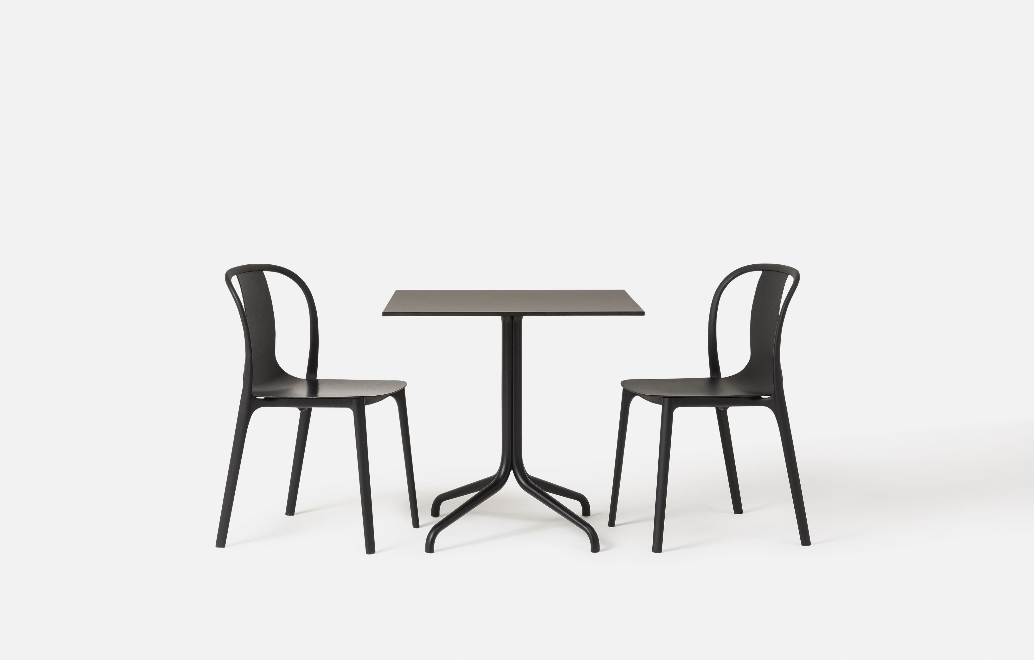 Vitra Belleville Square Outdoor Table Deep Black / One Size