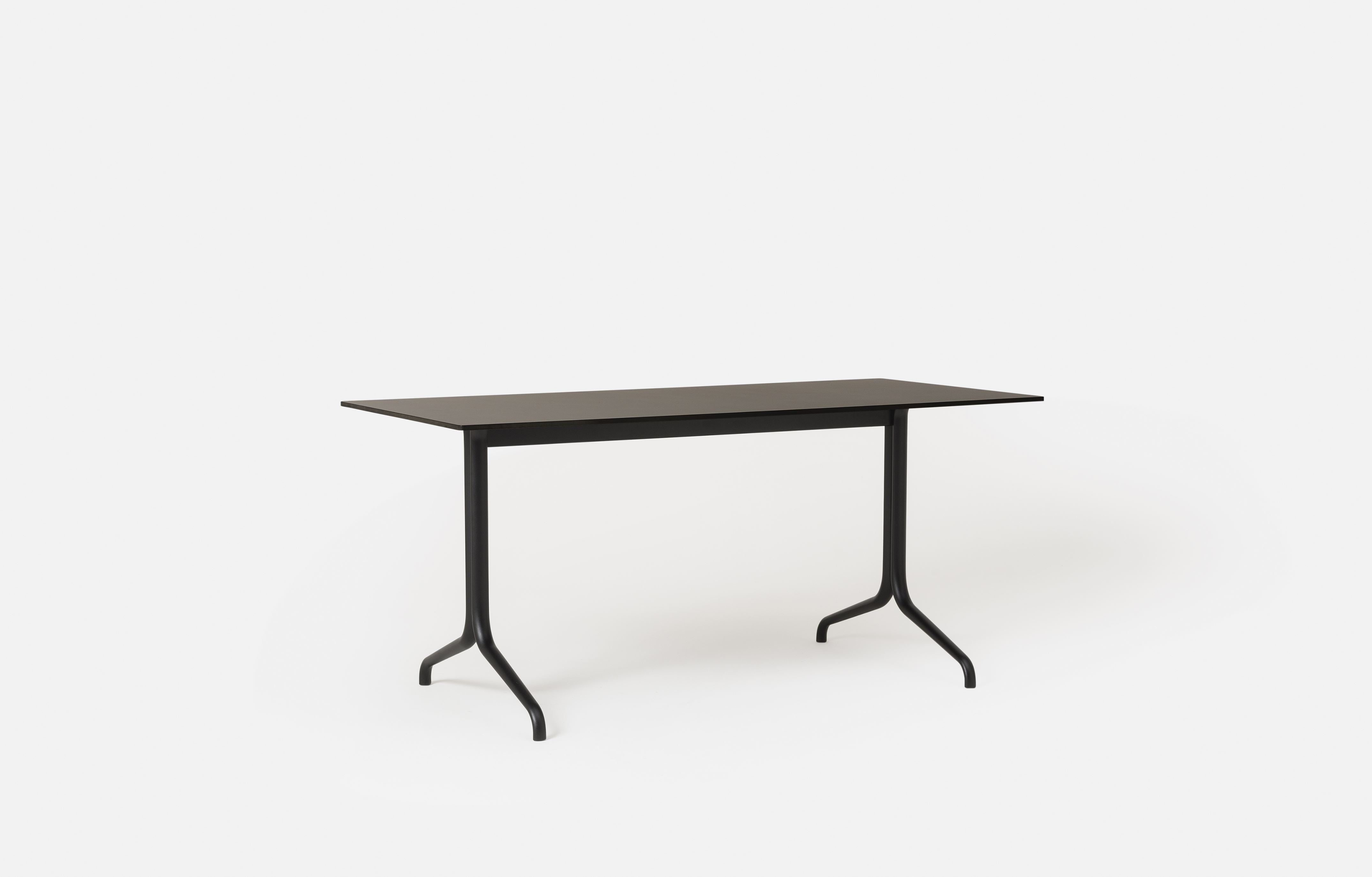 Vitra Belleville Rectangle Outdoor Table Deep Black / One Size