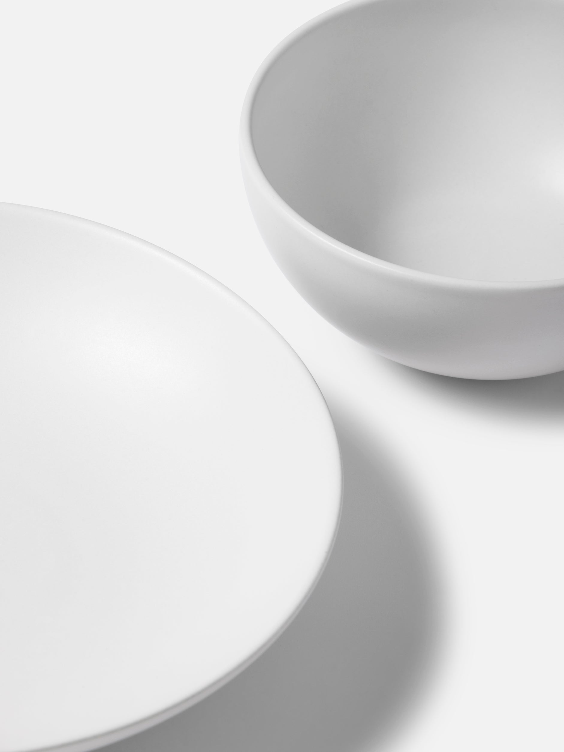 Stoneware Cereal Bowl Set/4 White / One Size