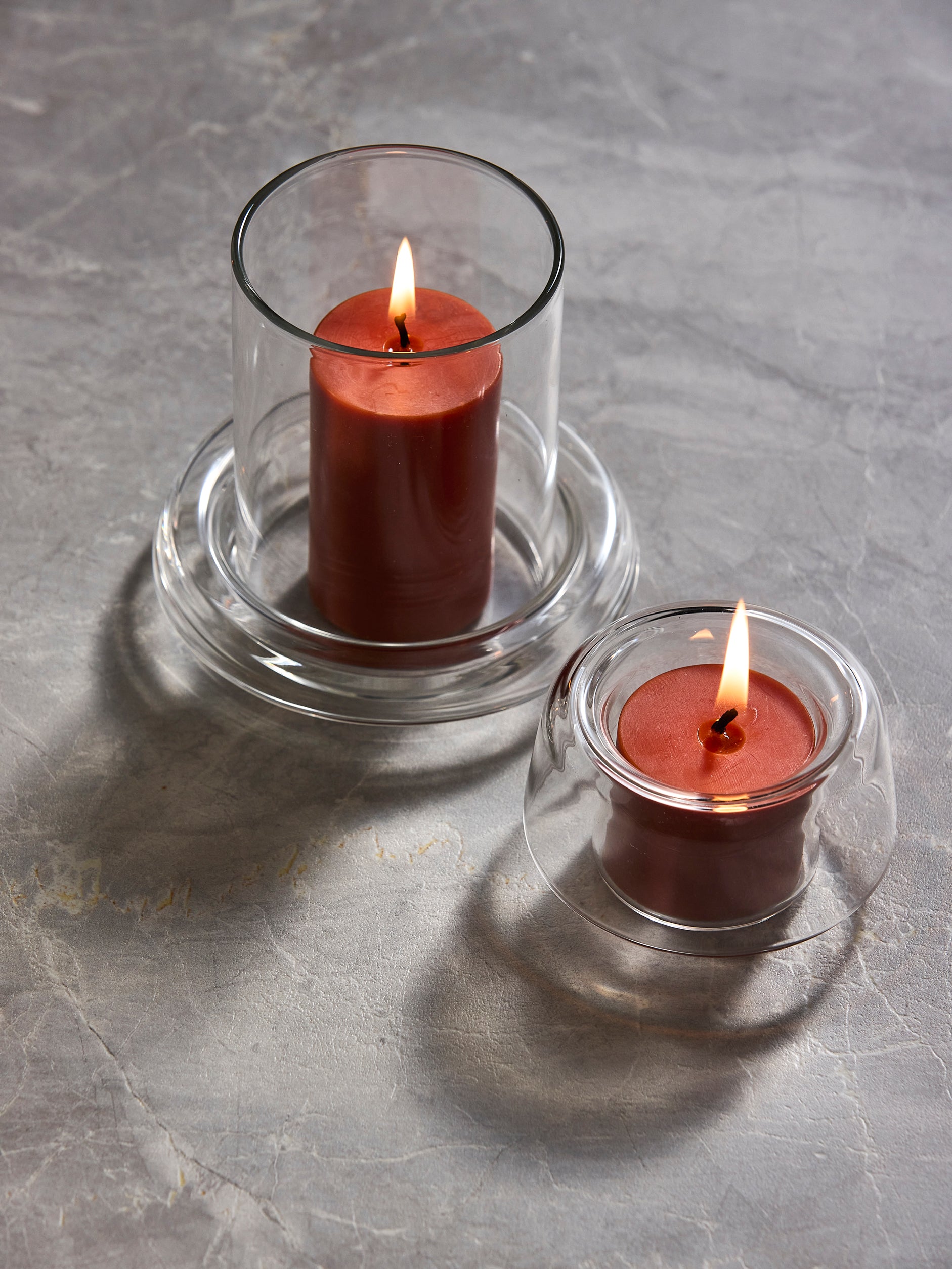Pillar Candle Set/4 Toast / Medium