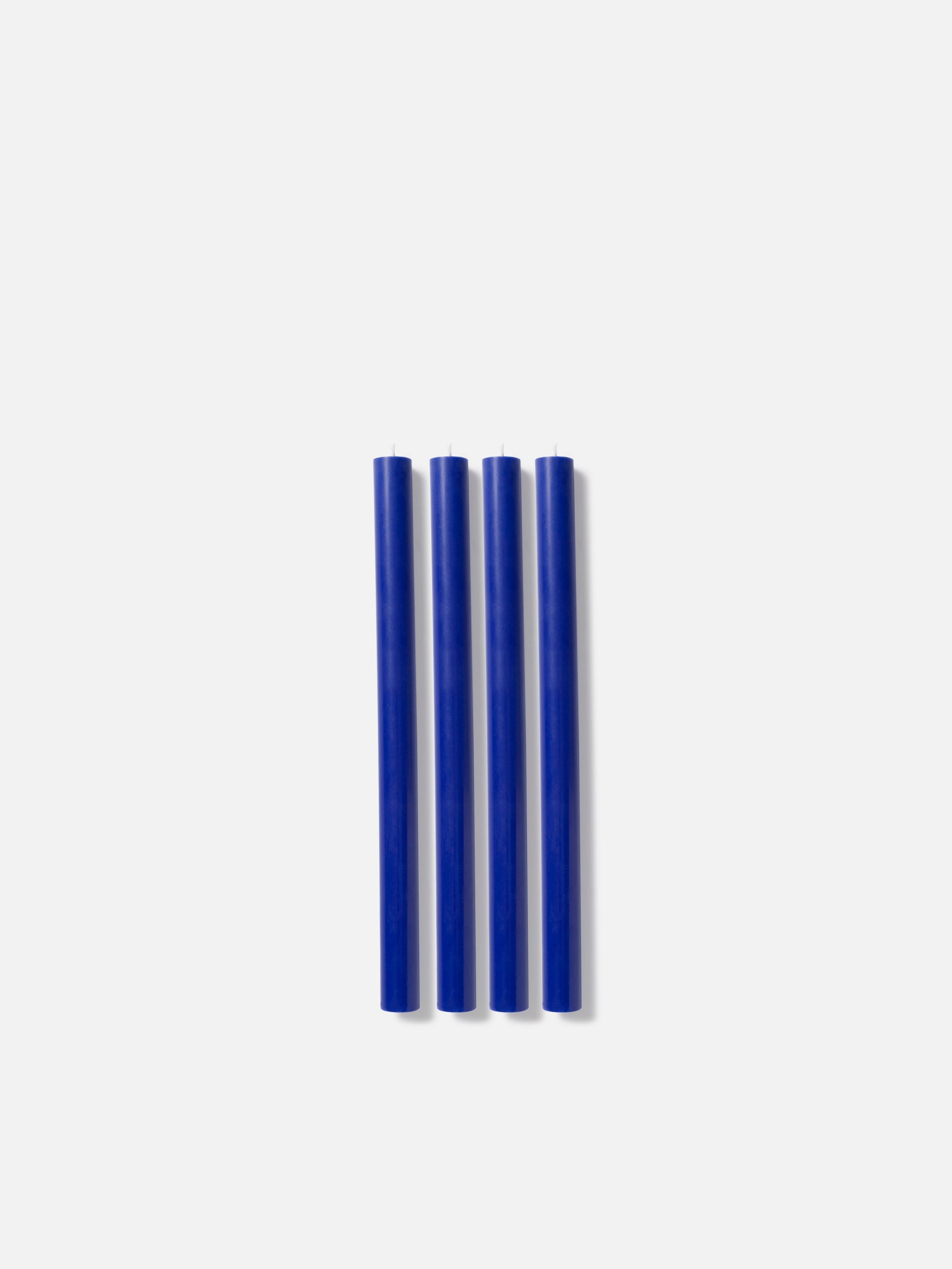 Dining Candle Set/4 Cobalt / 2.2cmdiax30cmh