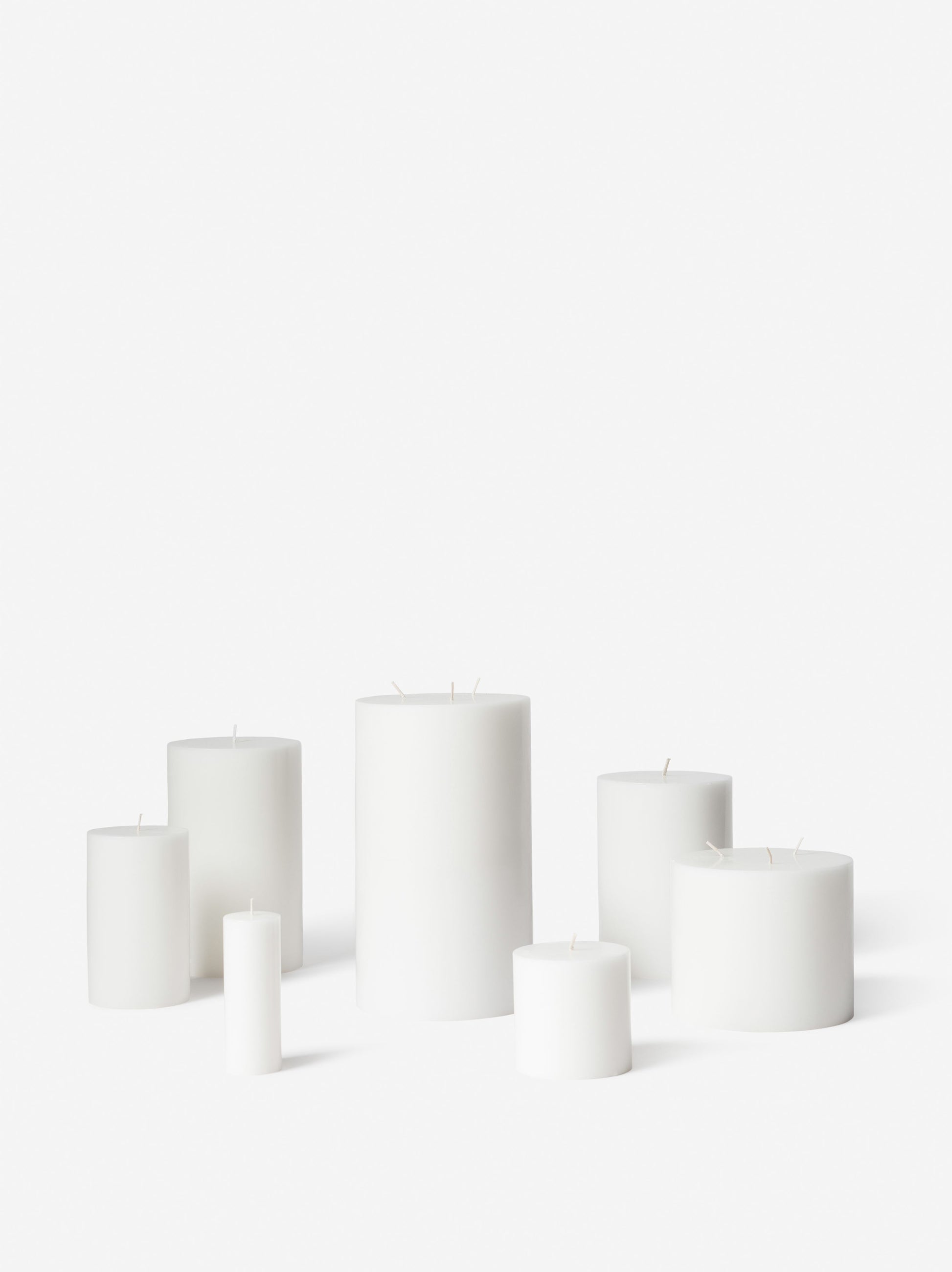 Pillar Candle White / 10.5cmdiax18cmh